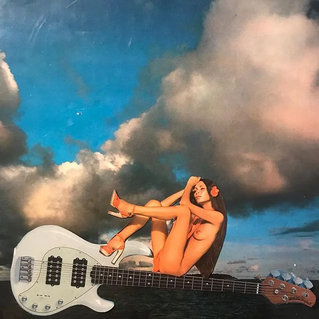 She loves the bass. 
@3rdbornstudios #analogcollage #collagewave