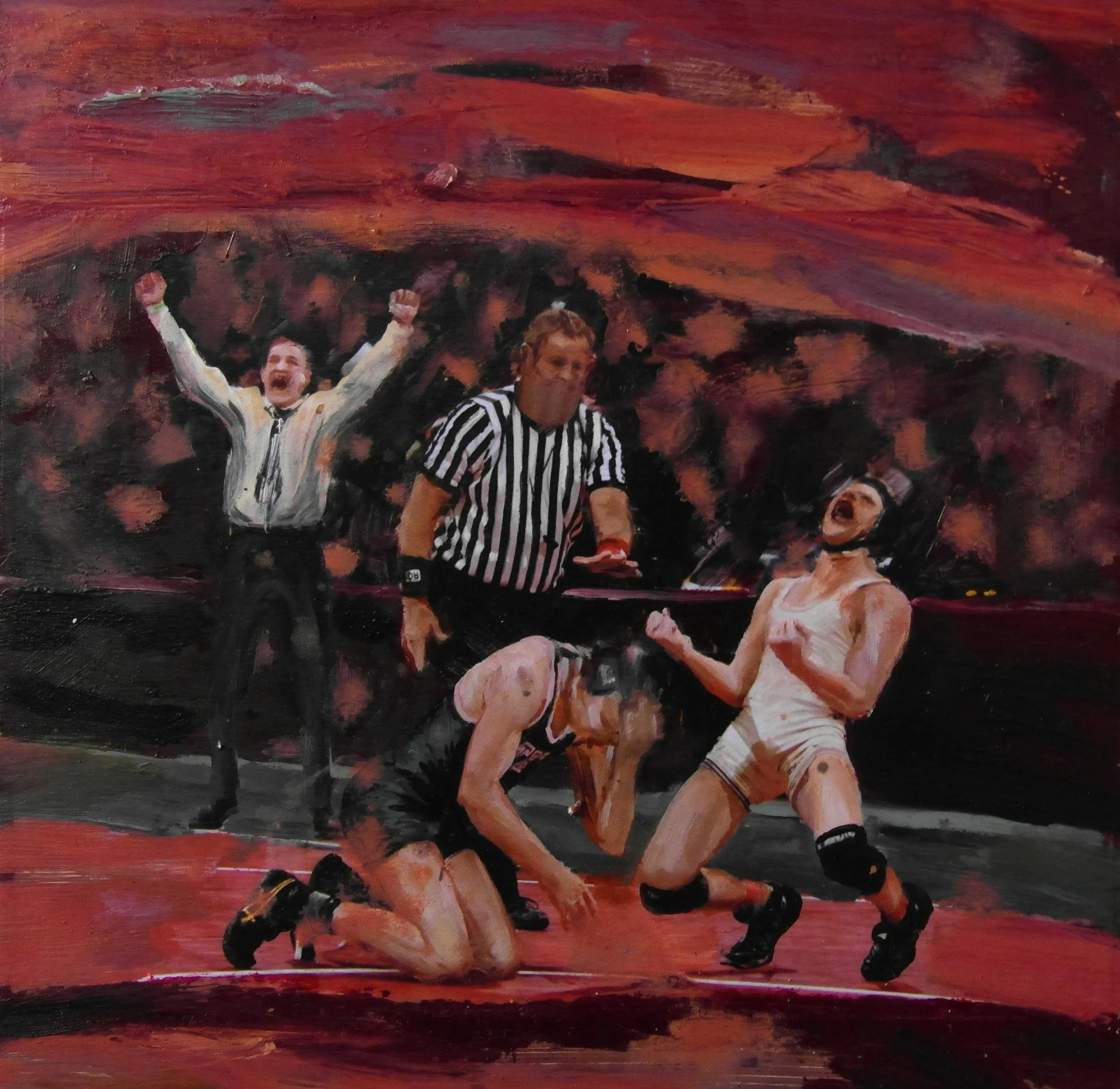 OIL ON BOARD, 30 X 36"