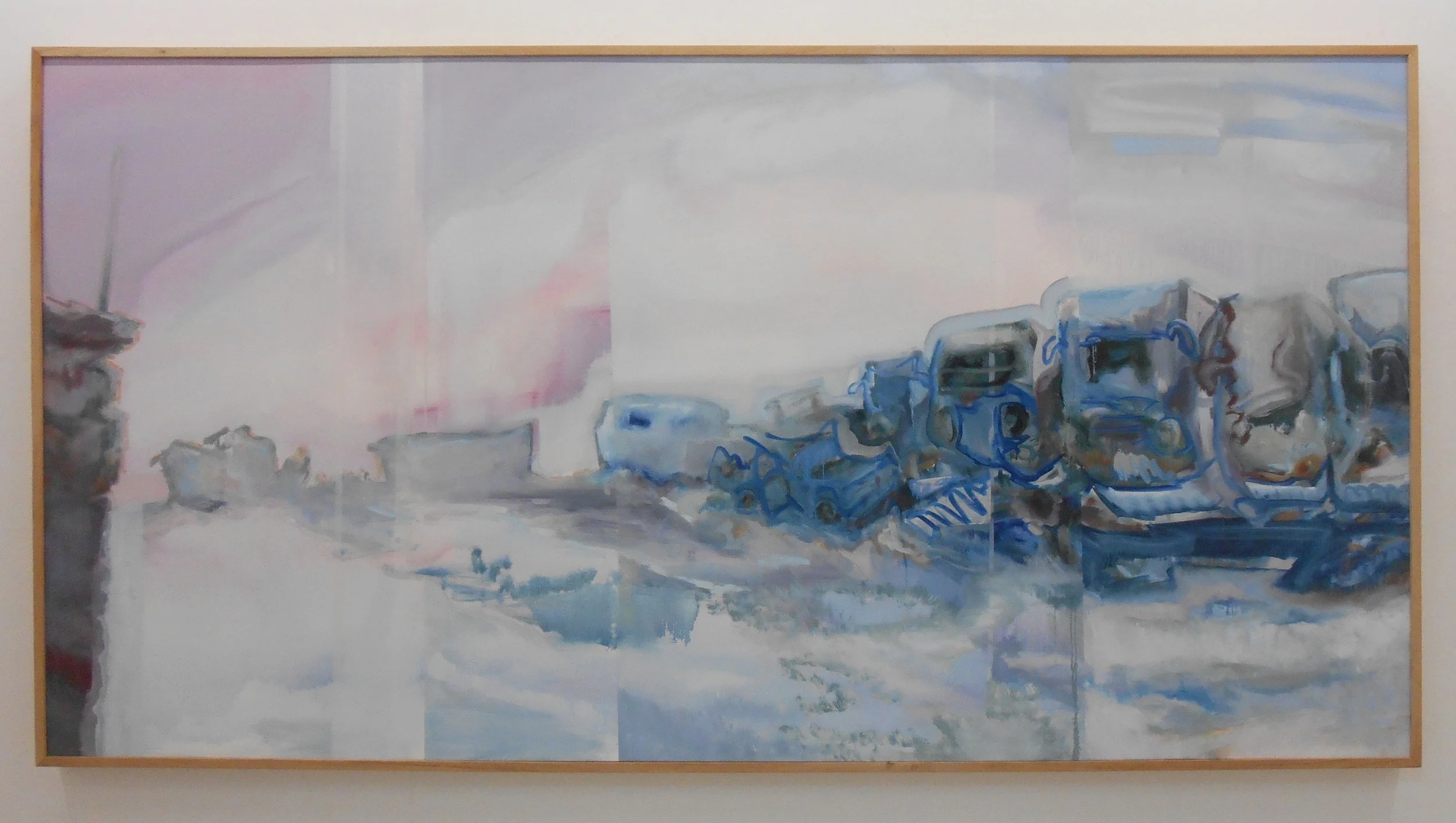 OIL ON CANVAS 120 X 72"