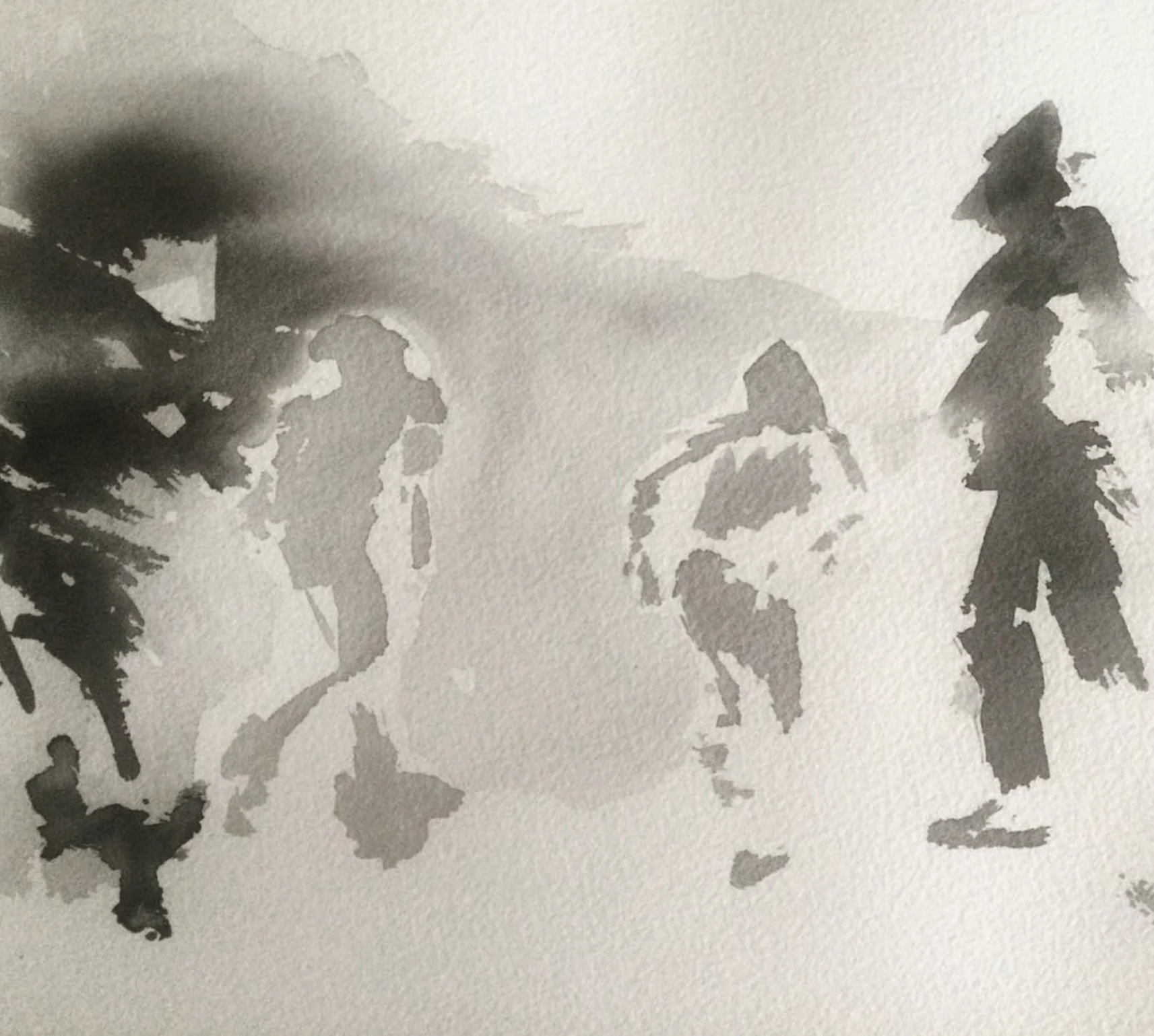 INK ON PAPER, 16 X 20"