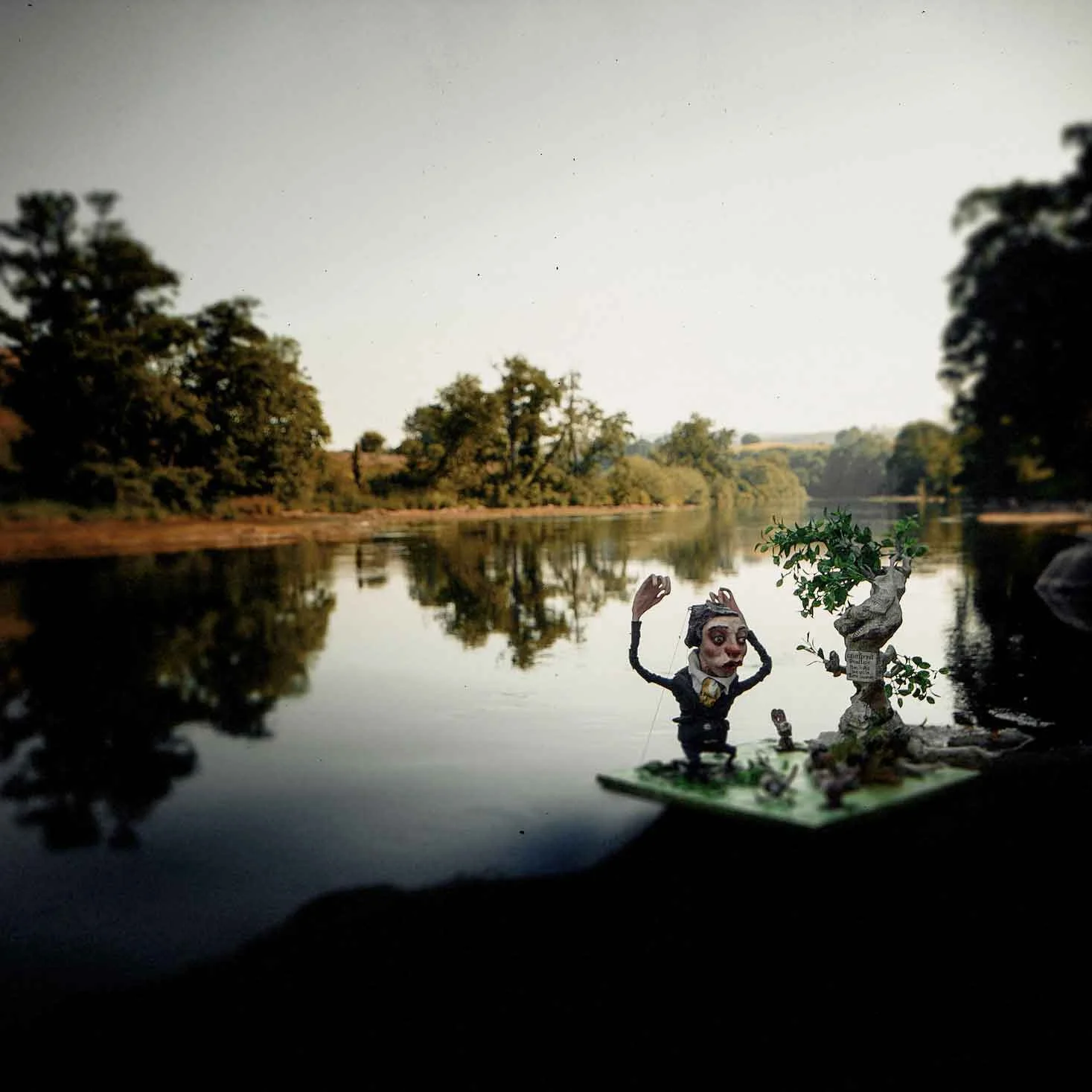 Wiliam Graham, the Poacher of Longdales, by the Eden at Armathwaite. Photo by Gavin Jacob Power . 