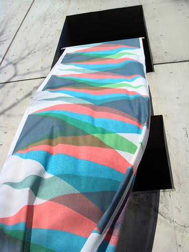 “Past Present Future”, 2010, Cotton with reactive dye, W54inch x 10yards
