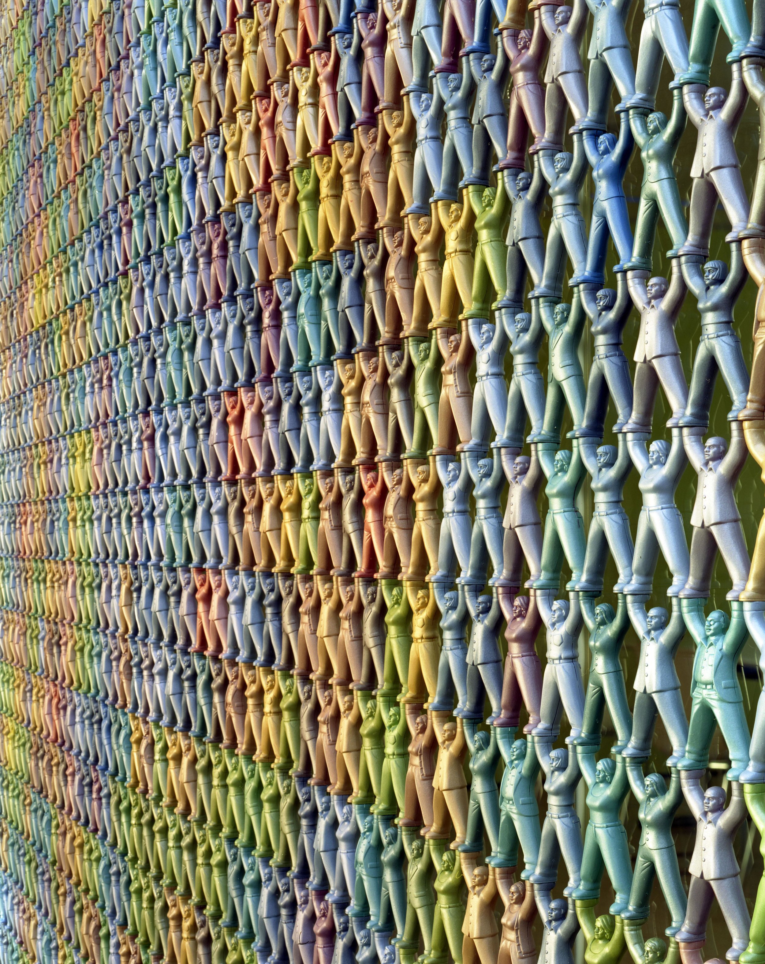 Do Ho Suh (South Korea, b. 1962), Screen , 2005. ABS and stainless steel. © Do Ho Suh. Courtesy the artist and Lehmann Maupin, New York and Hong Kong