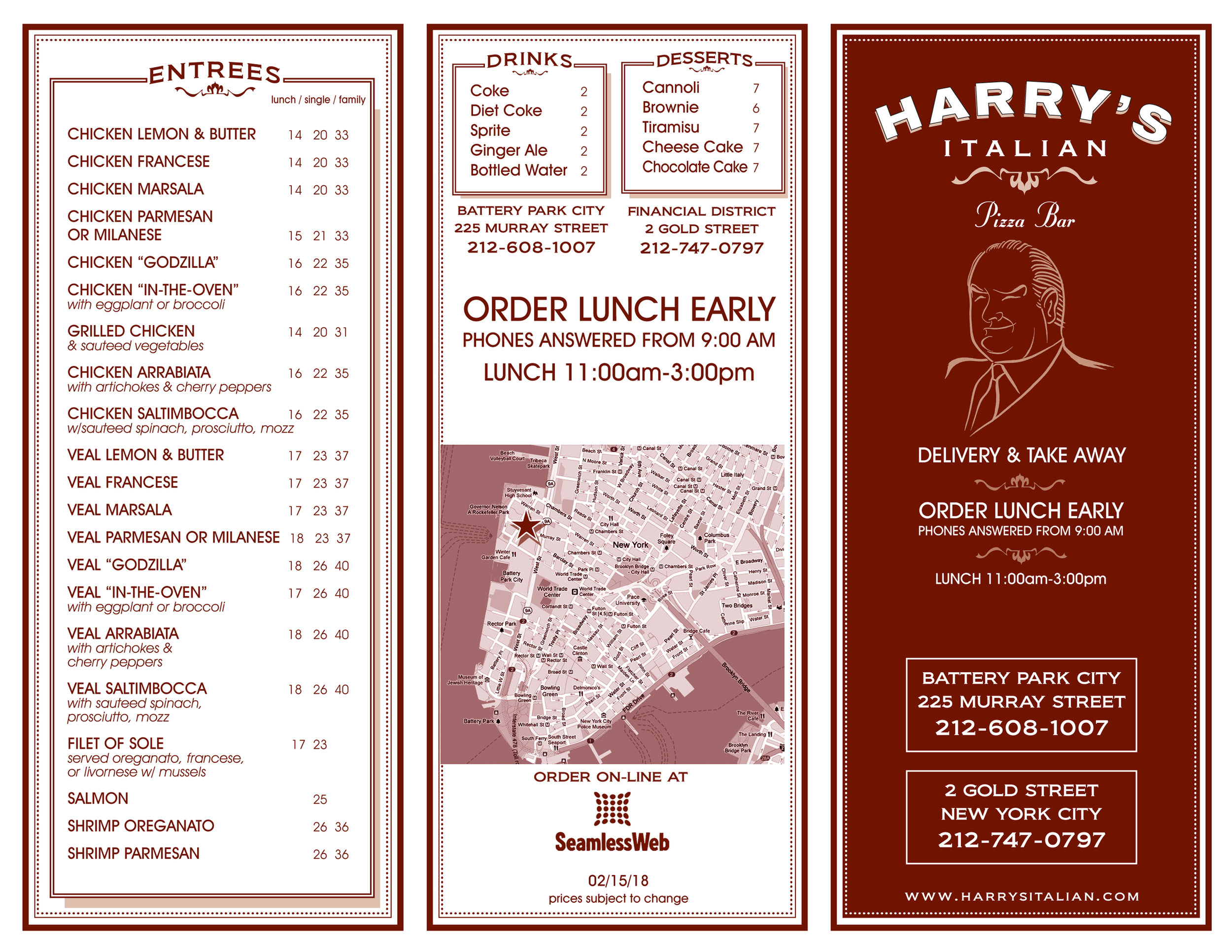 Harry's Italian - OFFICIAL WEBSITE, ORDER ONLINE DIRECT