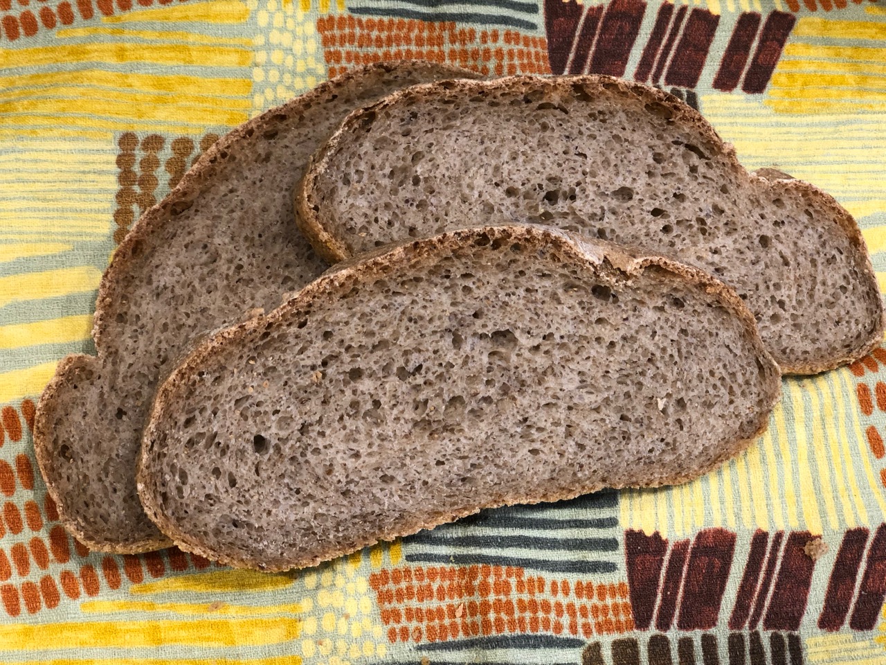 Whole wheat flax sourdough