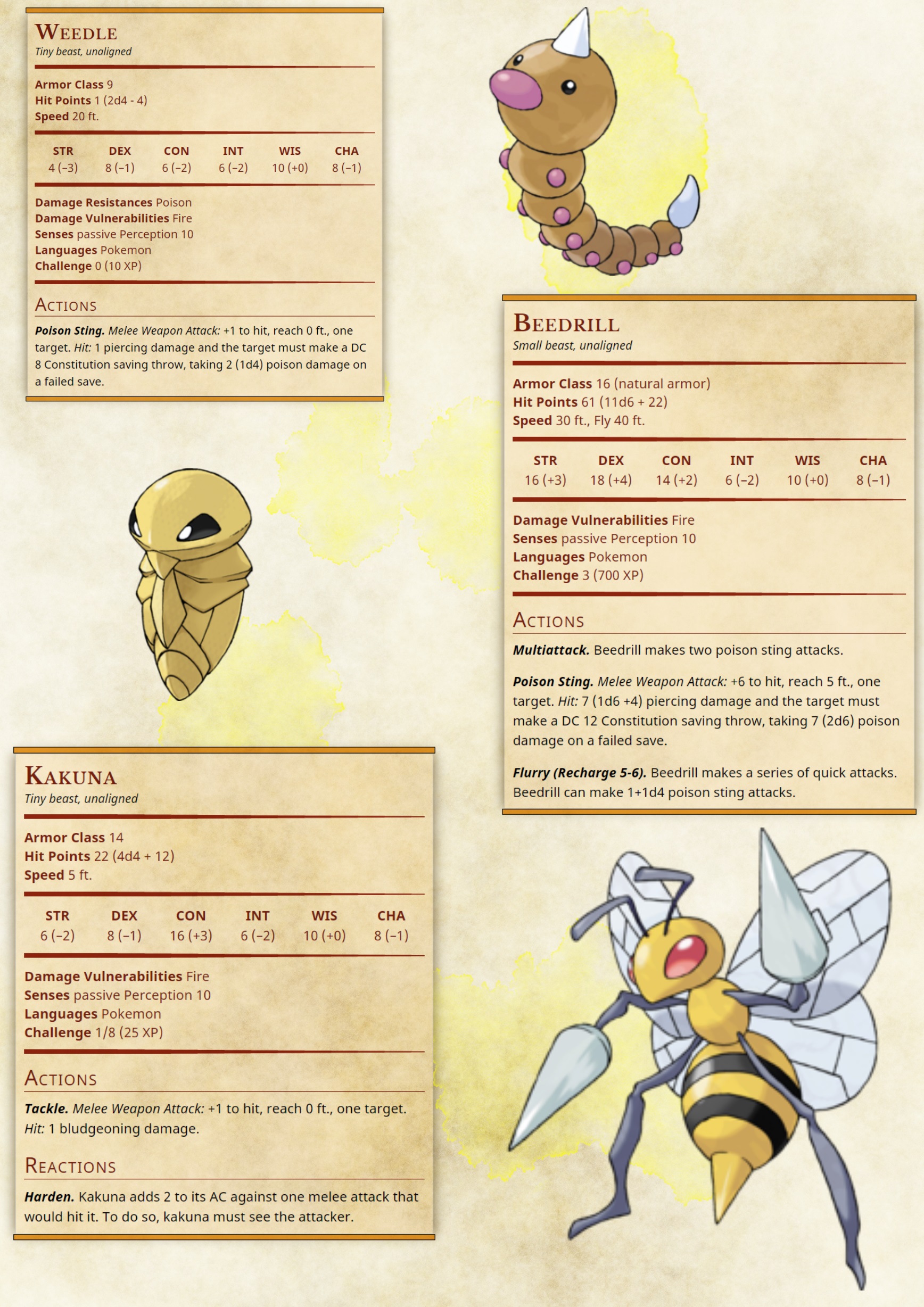 Pokemon Pokedex 5e: Hoenn — Pirate Gonzalez Games