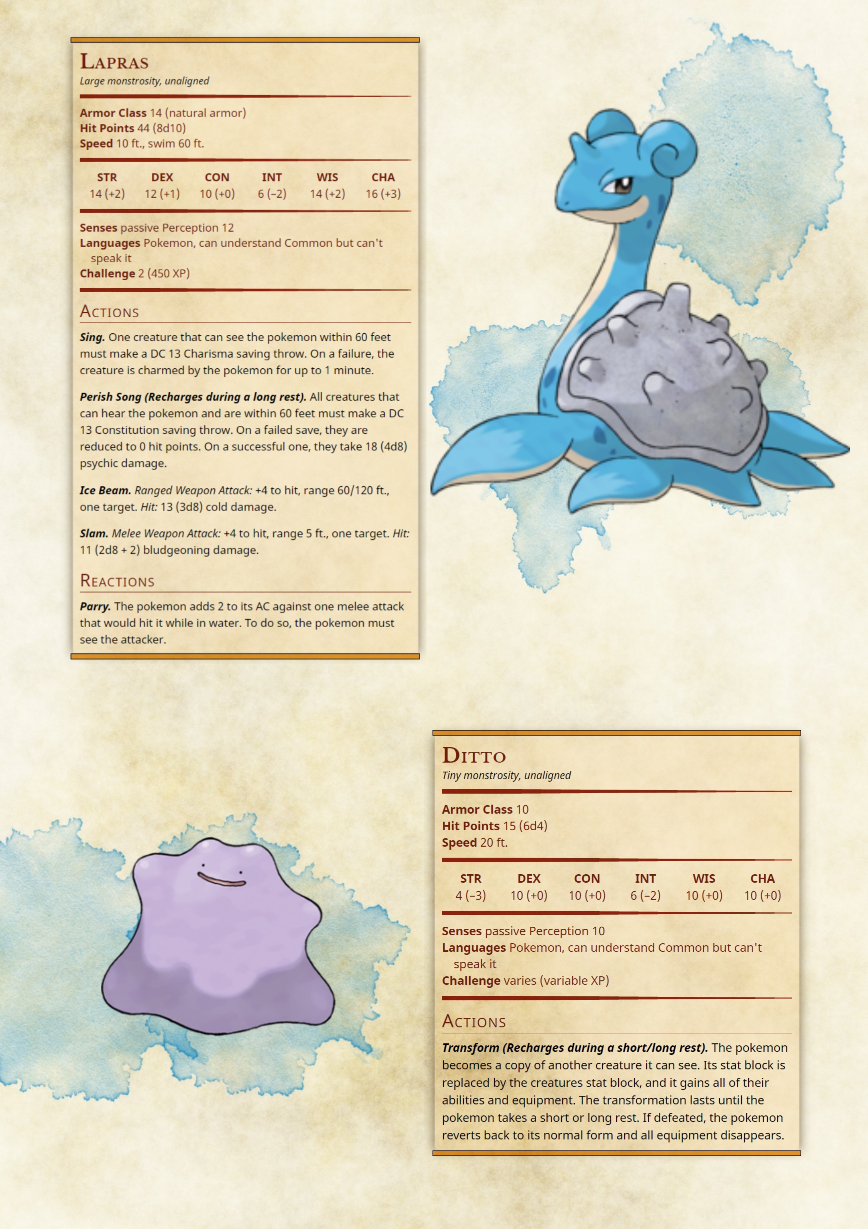 Pokemon Pokedex 5e: Kanto — Pirate Gonzalez Games  Pokemon pokedex, Pokemon,  Dungeons and dragons homebrew