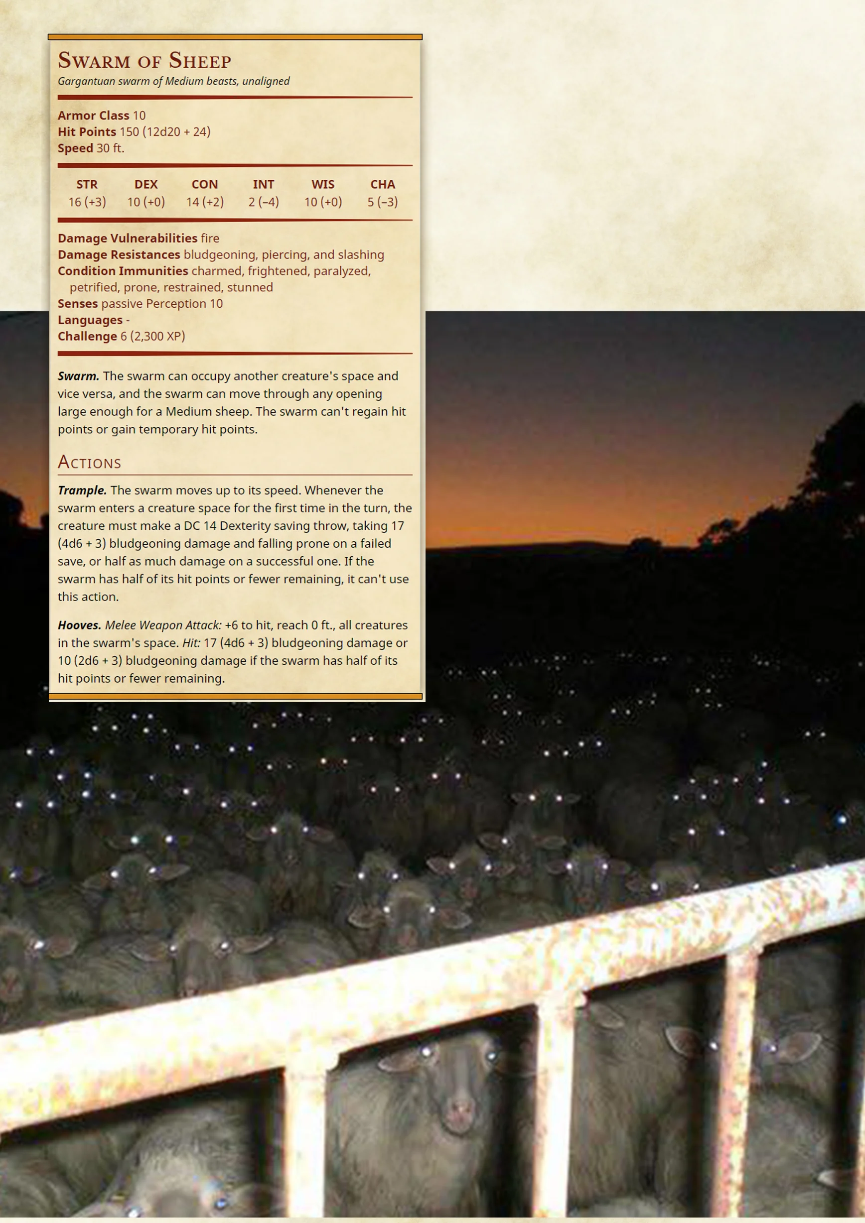 Swarm of Sheep
