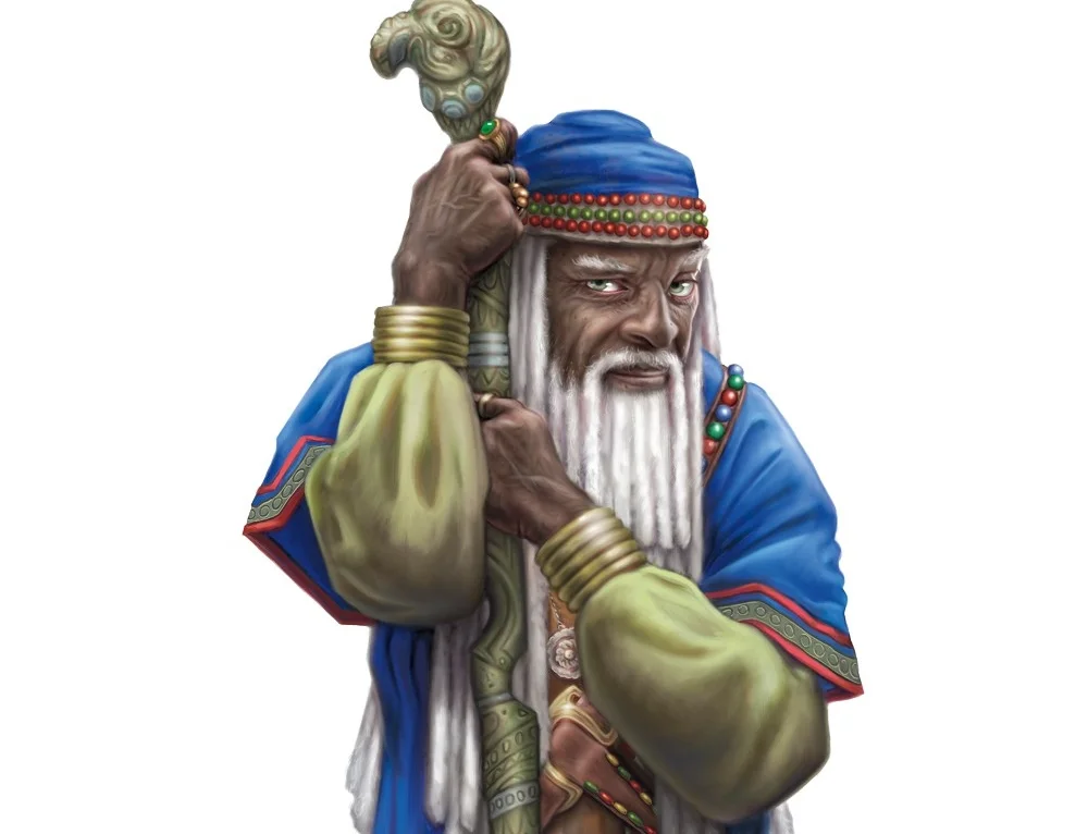 You can get into character by memorizing spells just like the Wizard does! (C) WOTC