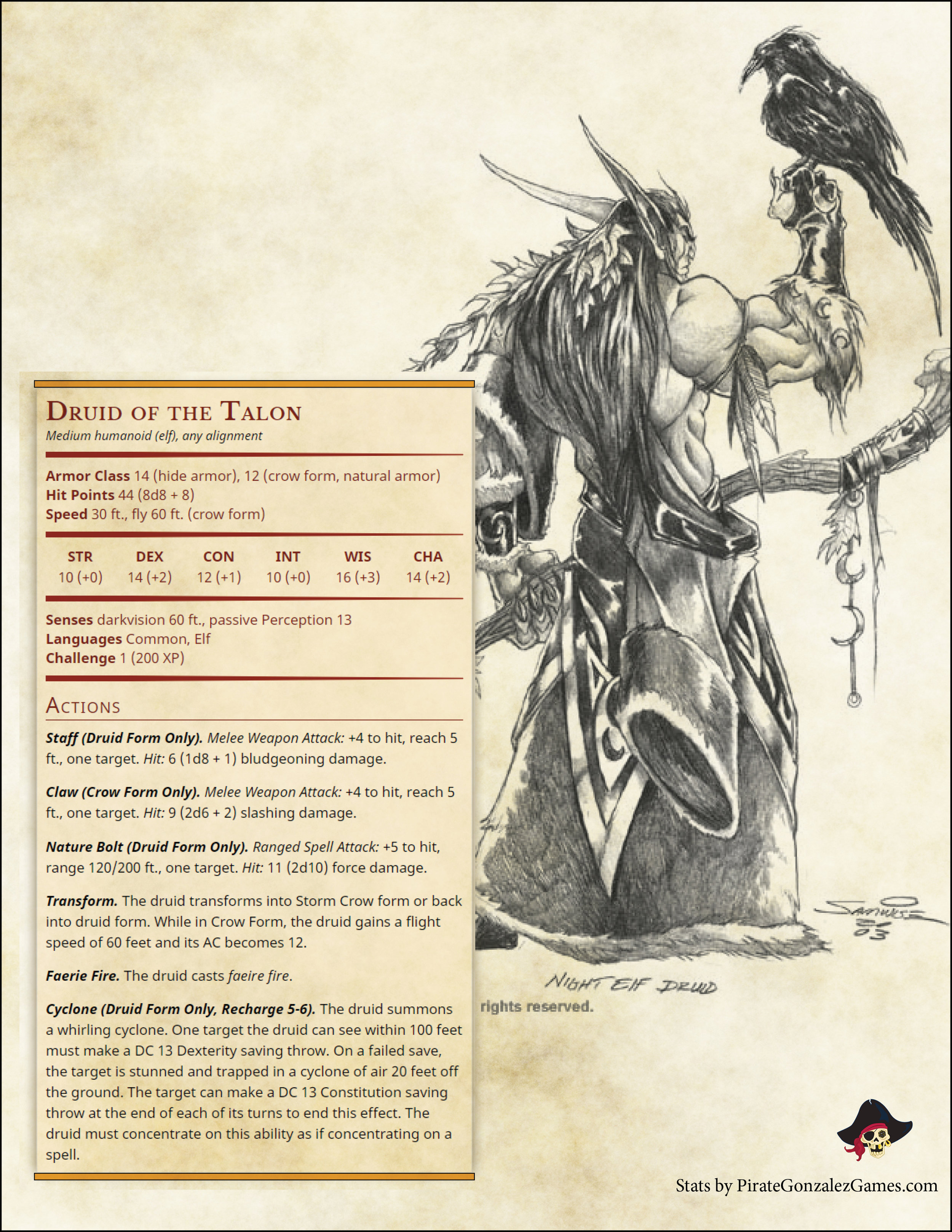 Druid of the Talon