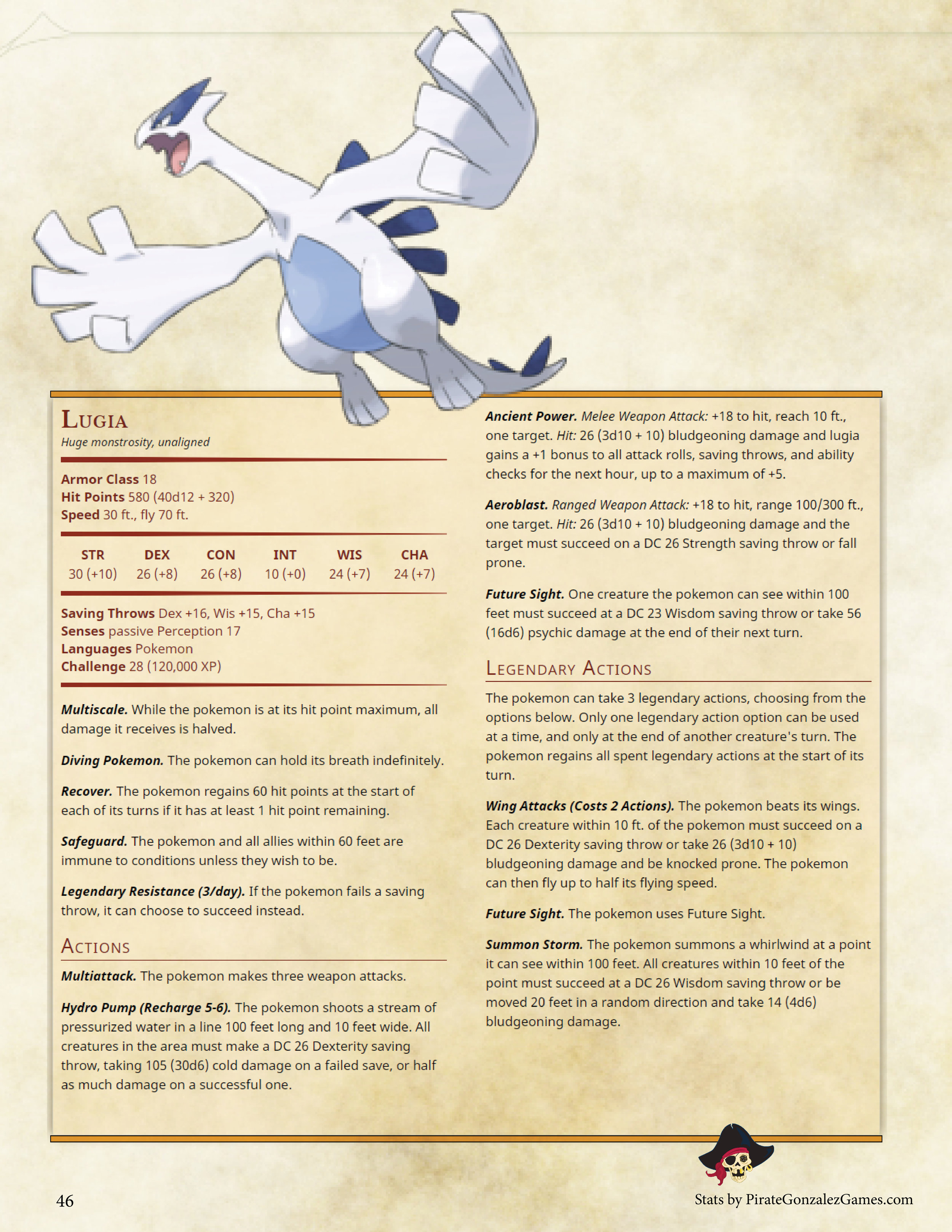 Pokemon 5e Pokedex: Hoenn — Pirate Gonzalez Games