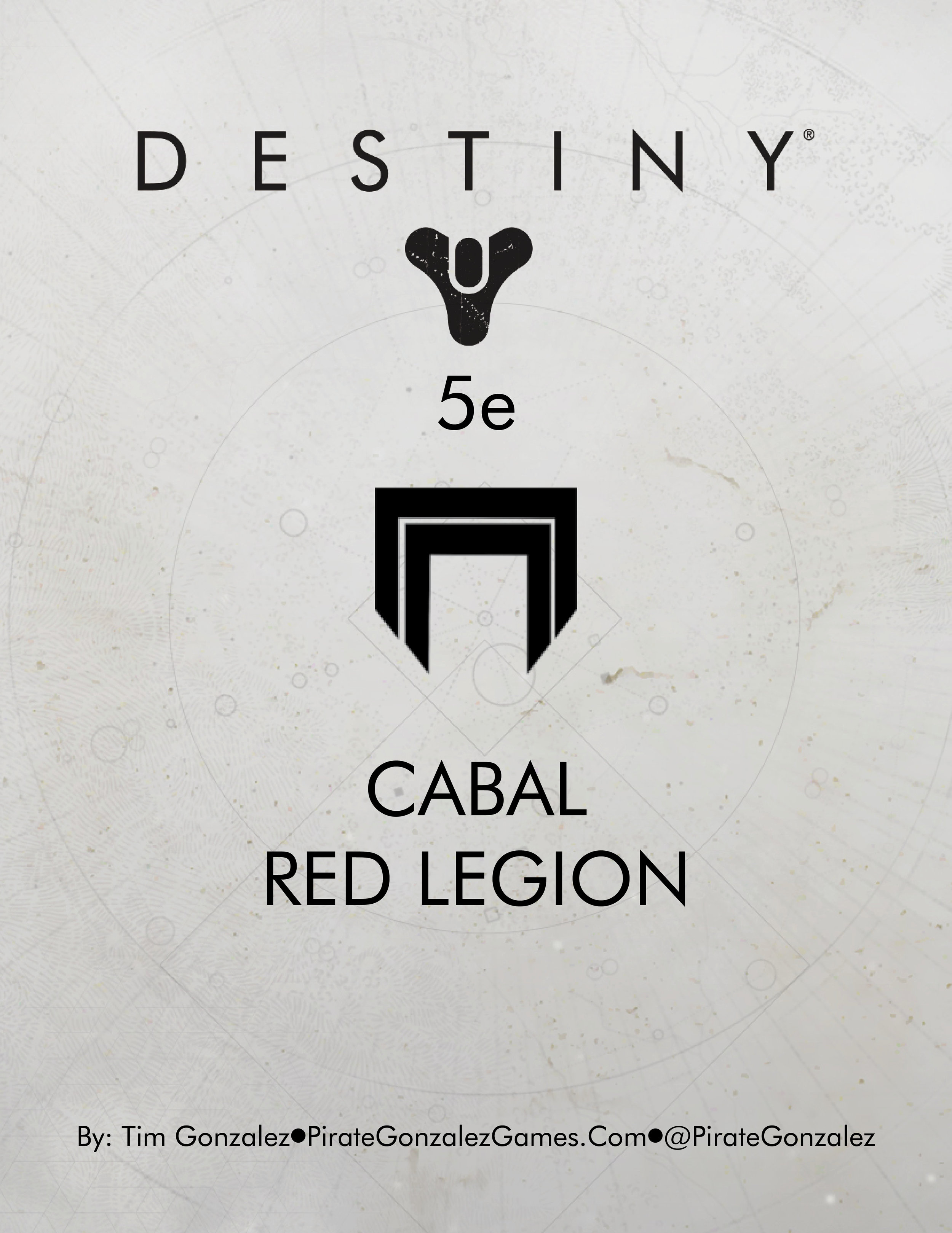 Cabal Legion Template, Wiki