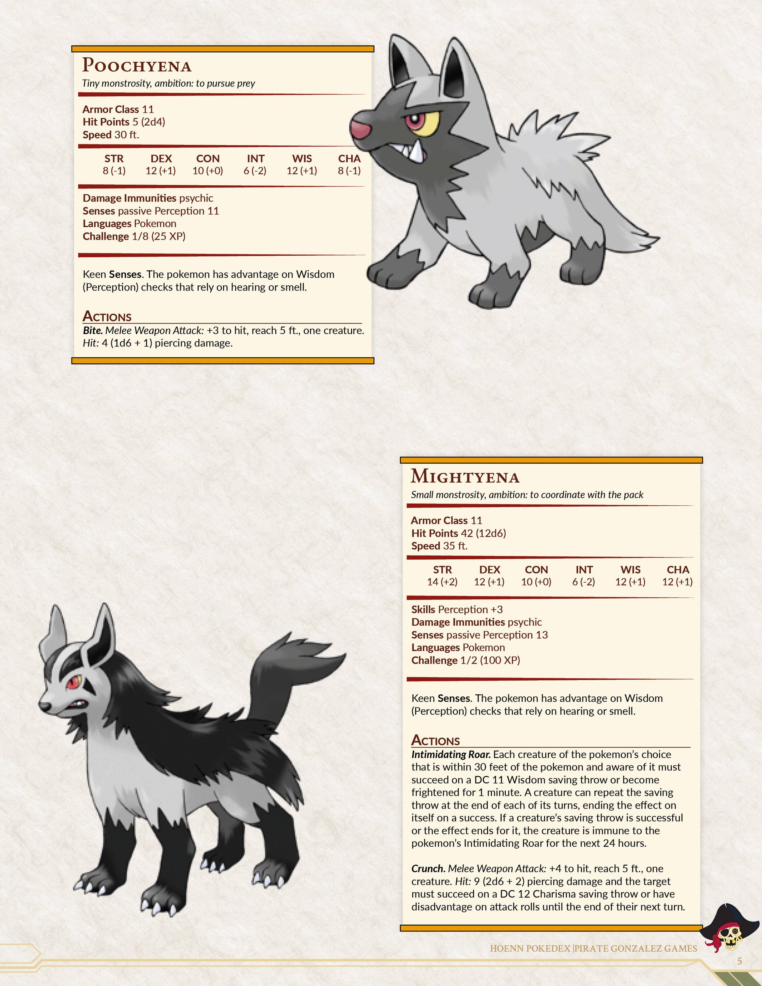 Tim Gonzalez  BEACON RPG on X: It's finally here, the gen 3 Hoenn pokedex  for D&D 5e! Enjoy the full pokedex at my site, including a link to the  combined PDF!