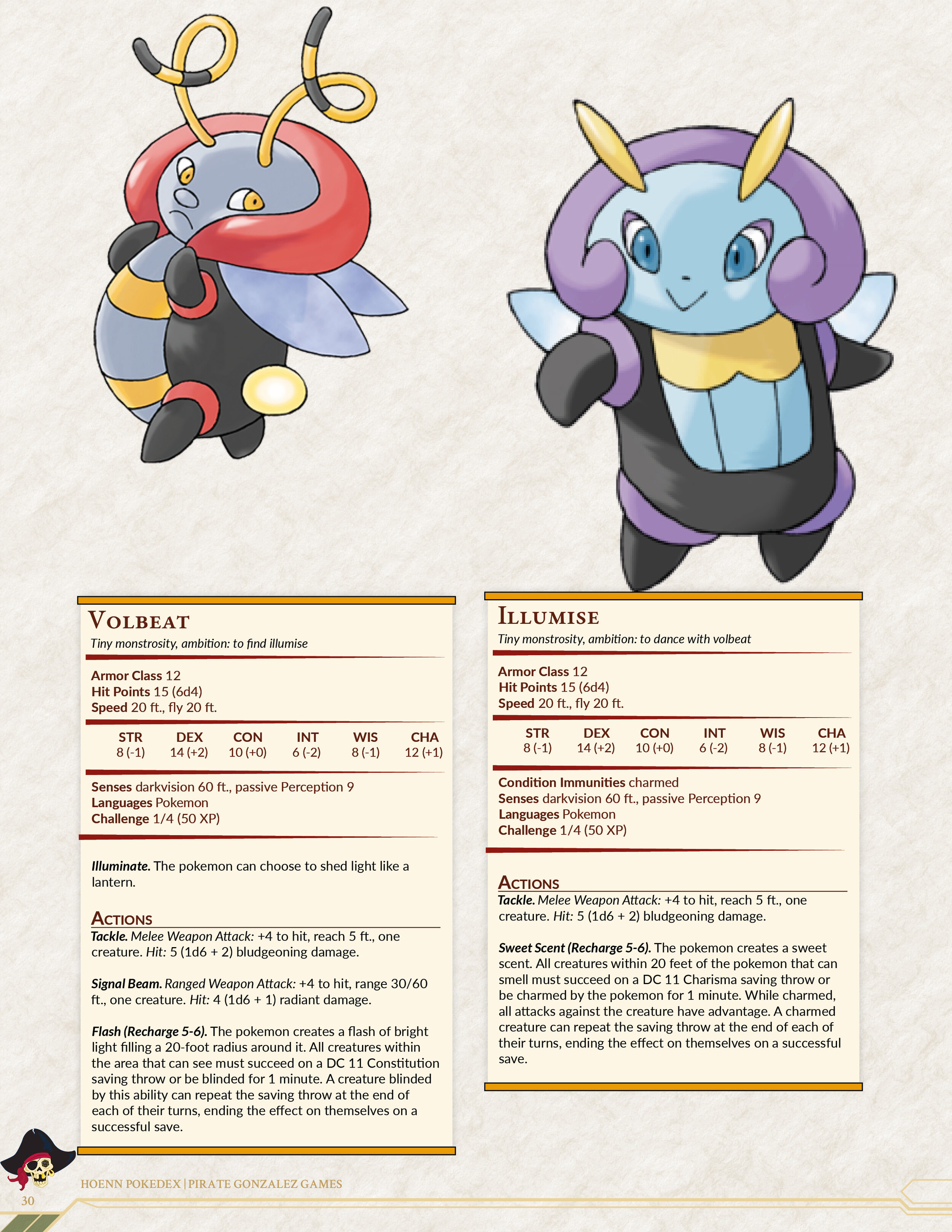 Pokemon Pokedex 5e: Hoenn — Pirate Gonzalez Games