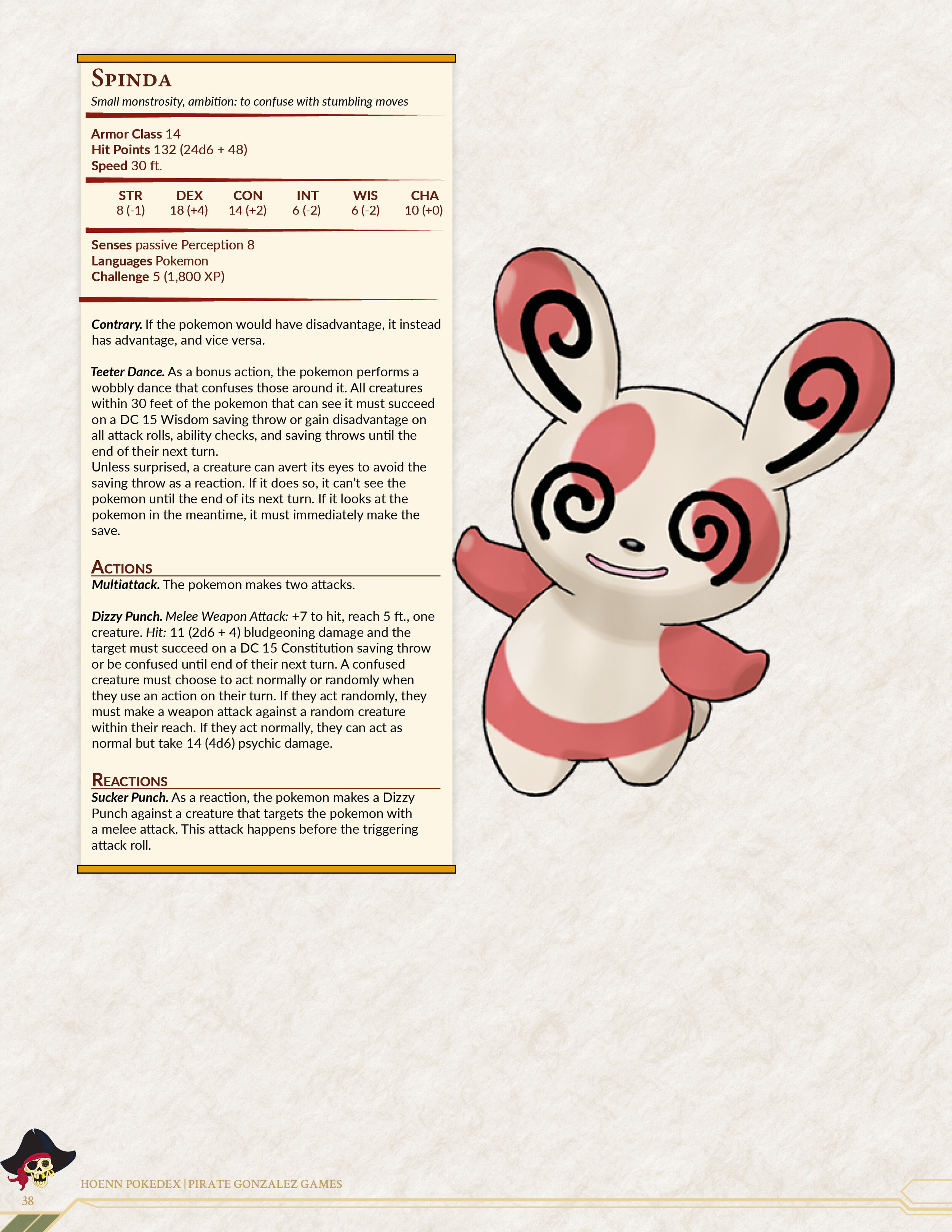 Tim Gonzalez  BEACON RPG on X: It's finally here, the gen 3 Hoenn pokedex  for D&D 5e! Enjoy the full pokedex at my site, including a link to the  combined PDF!