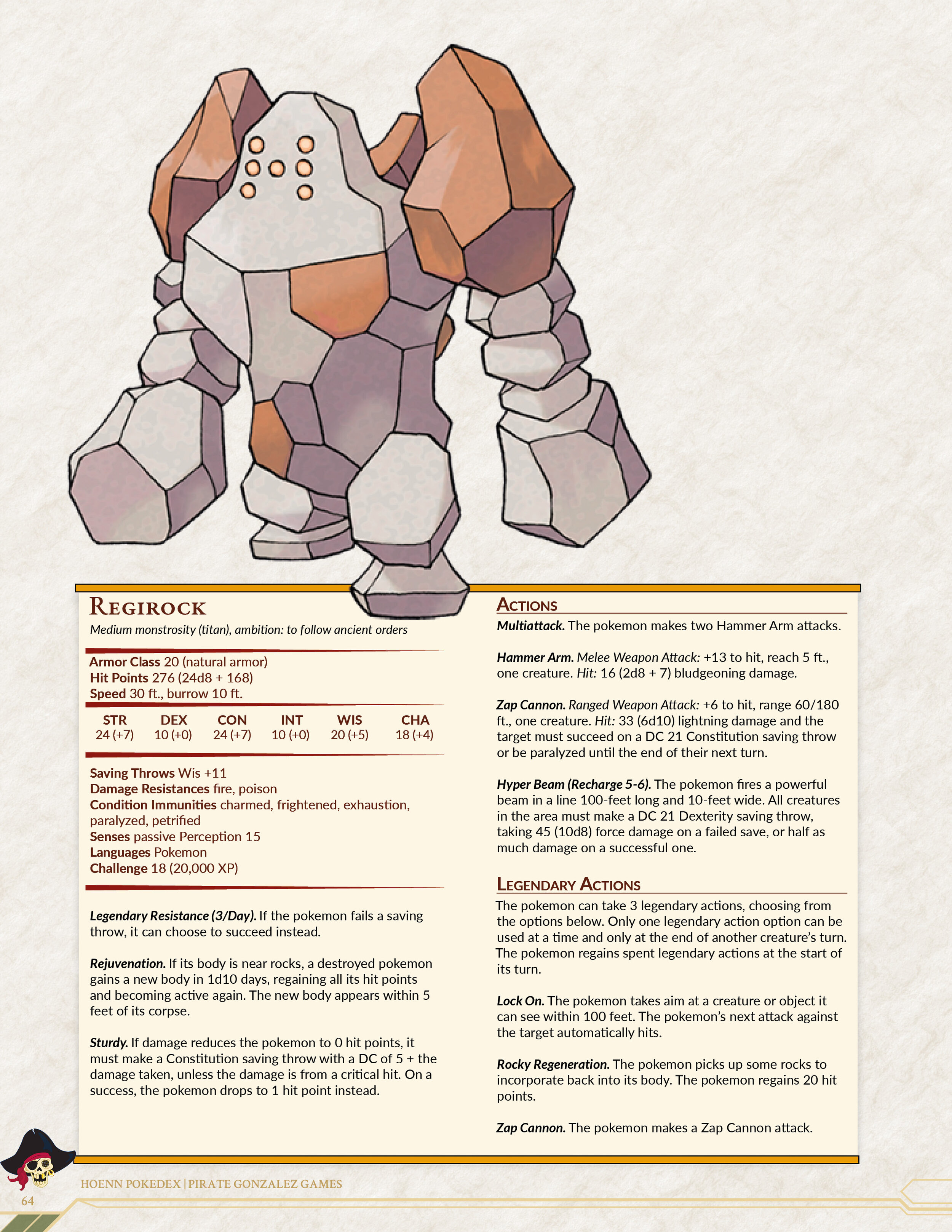 Tim Gonzalez  BEACON RPG on X: It's finally here, the gen 3 Hoenn pokedex  for D&D 5e! Enjoy the full pokedex at my site, including a link to the  combined PDF!