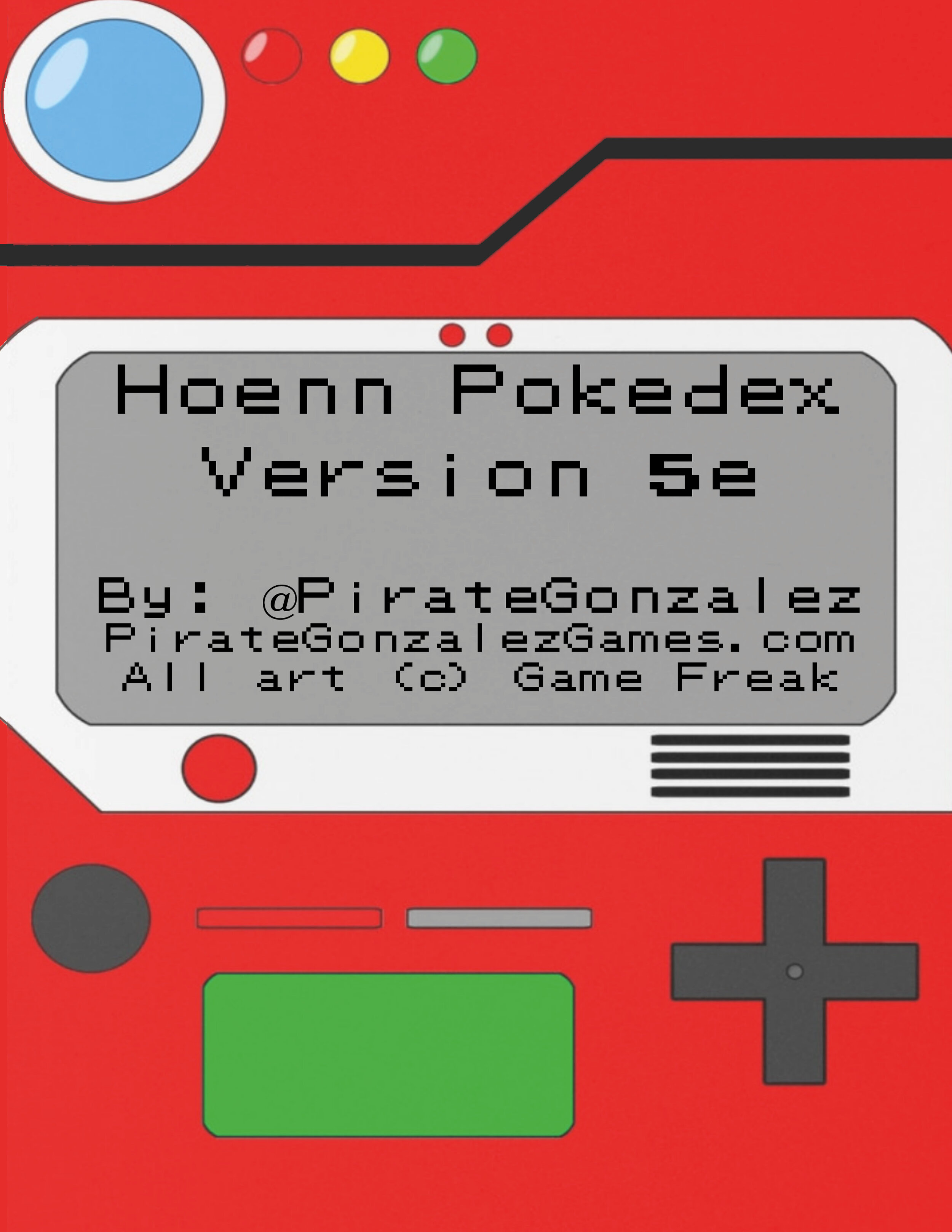 Pokémon Pokédex 3rd Generation Hoenn