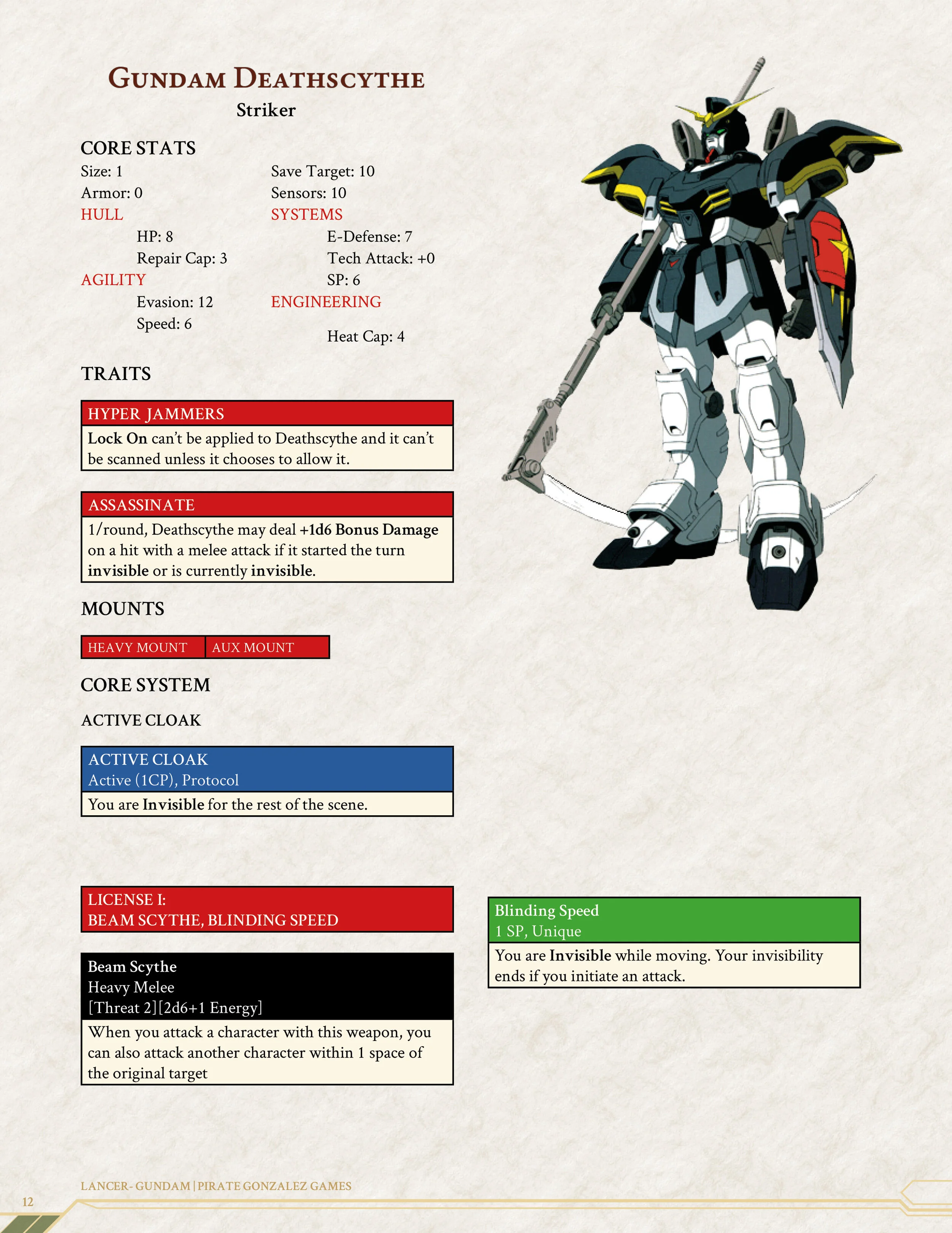 Lancer rpg homebrew Lancer rpg homebrew