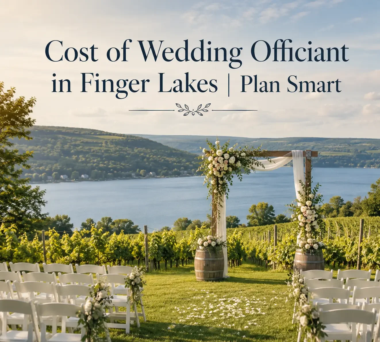Cost of Wedding Officiant in Finger Lakes | Plan Smart&nbsp;
