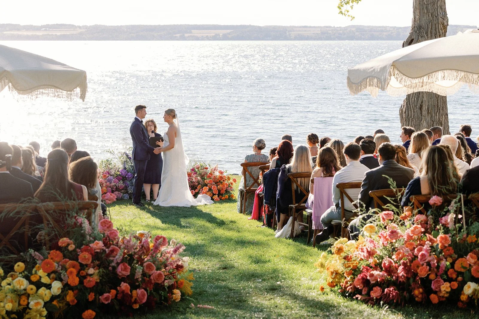 A Finger Lakes Love Story That Started With a Hike: Ashley &amp; Nick's Wedding at Inns of Aurora