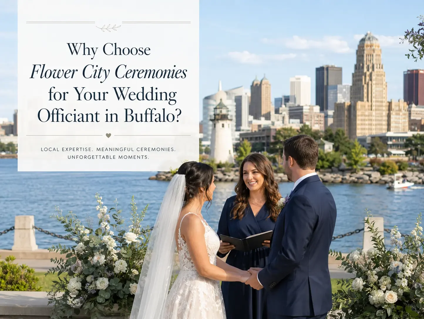 Flower City Ceremonies wedding officiant in Buffalo NY ceremony.webp