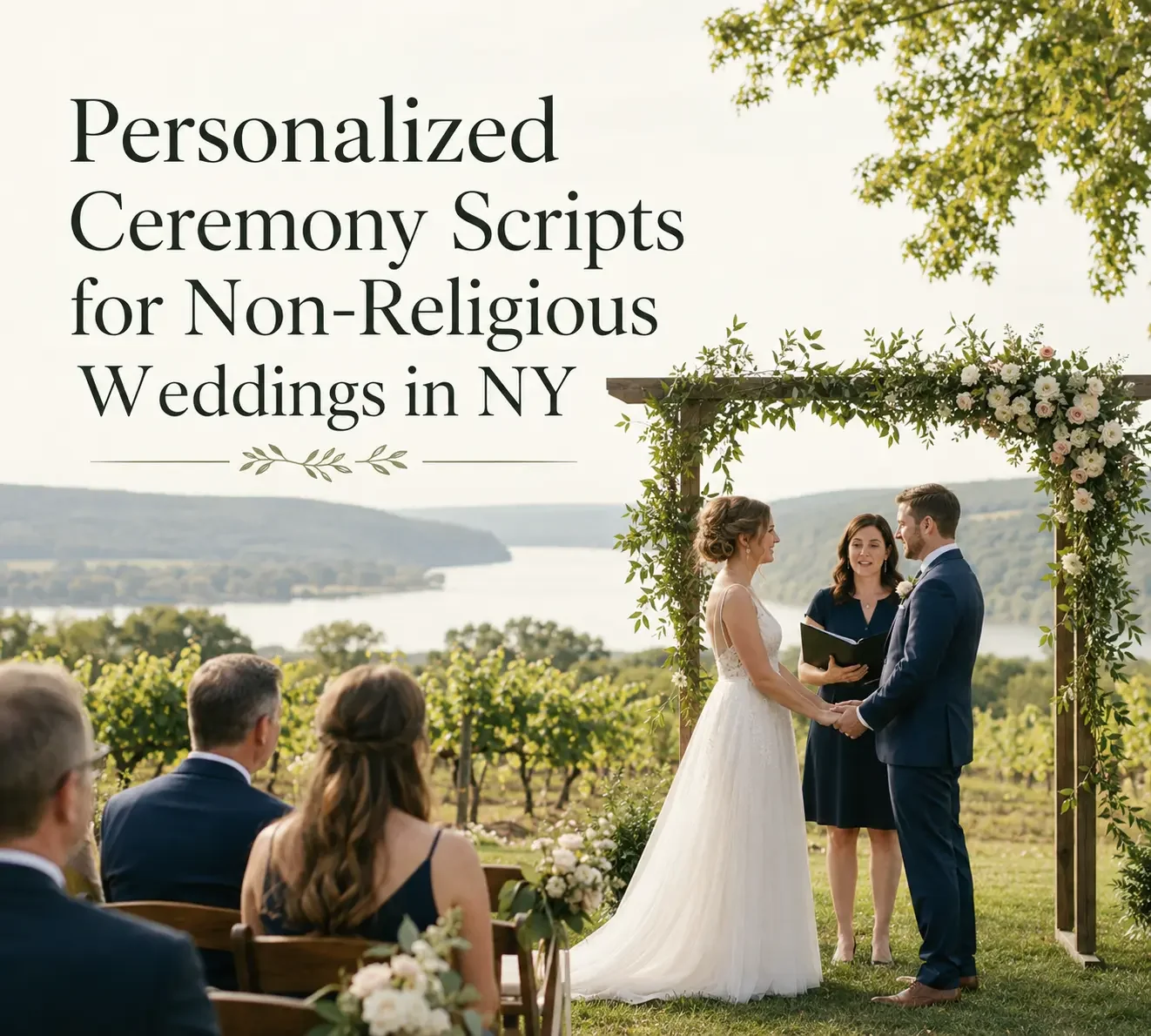Personalized ceremony scripts for non-religious weddings in NY
