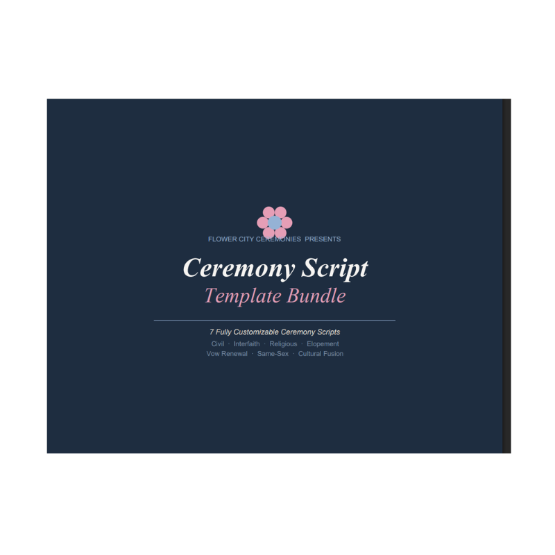 Flower City Ceremonies Wedding Ceremony Script Template
