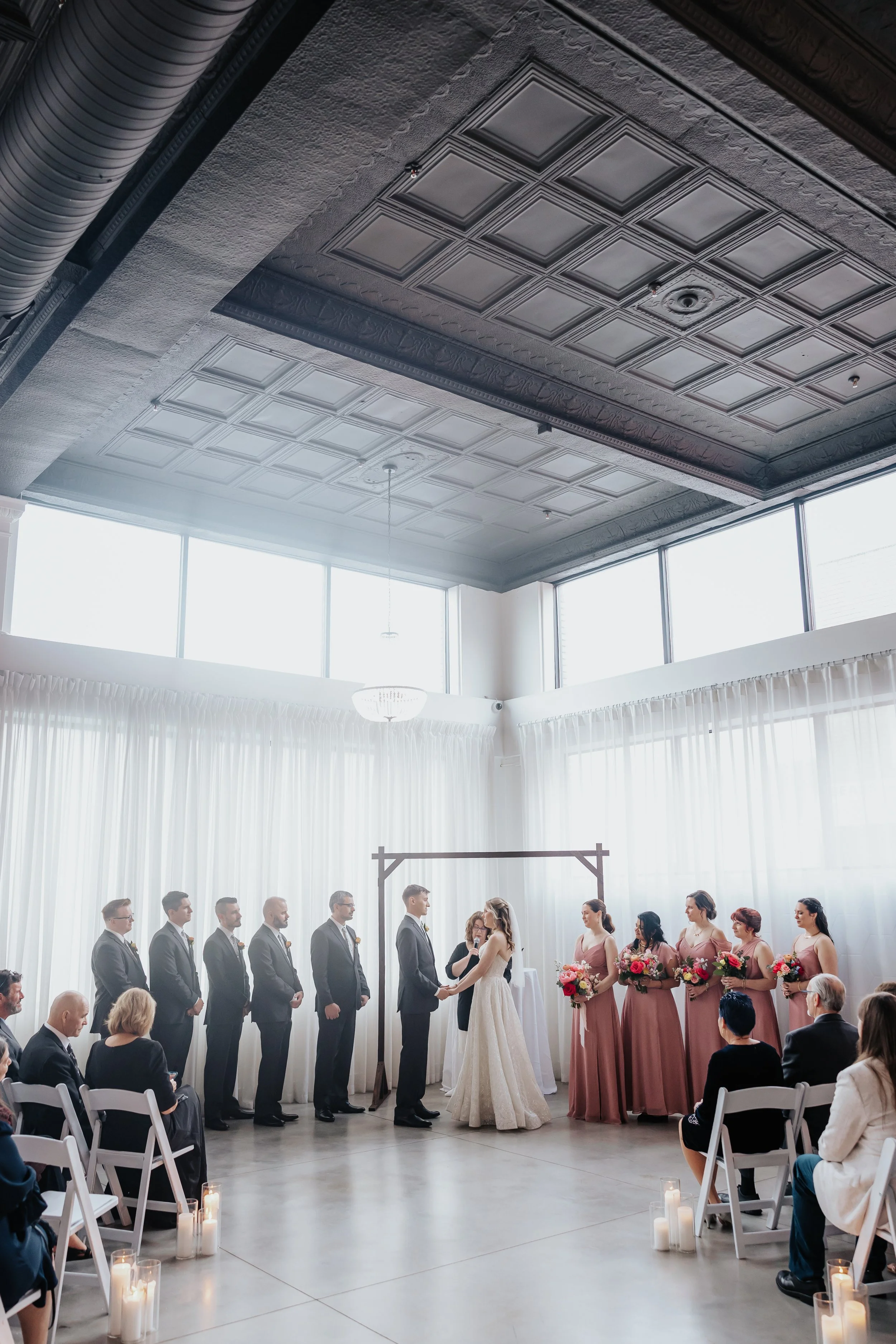 Romantic Highline Wedding in Rochester, NY | Victoria & Ian’s
