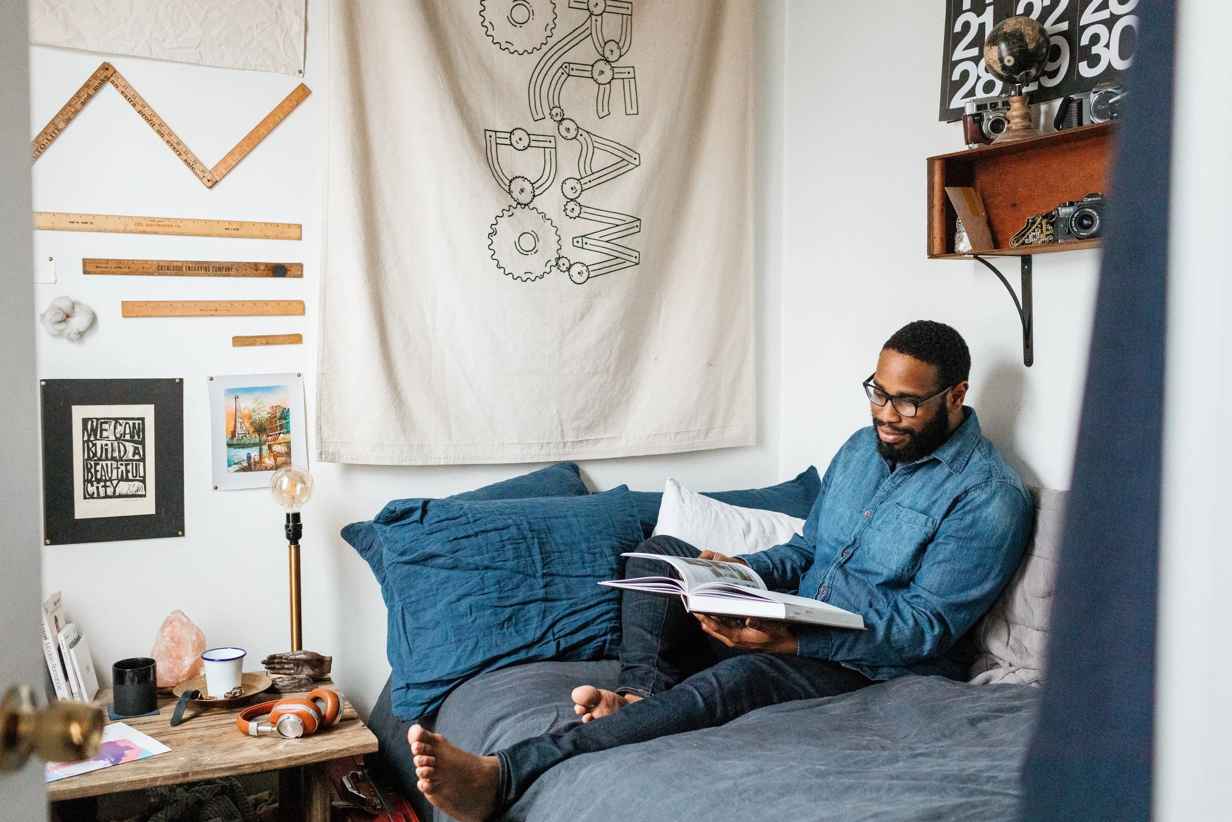 A cozy Saturday morning as photographed by Matt Scheffer.