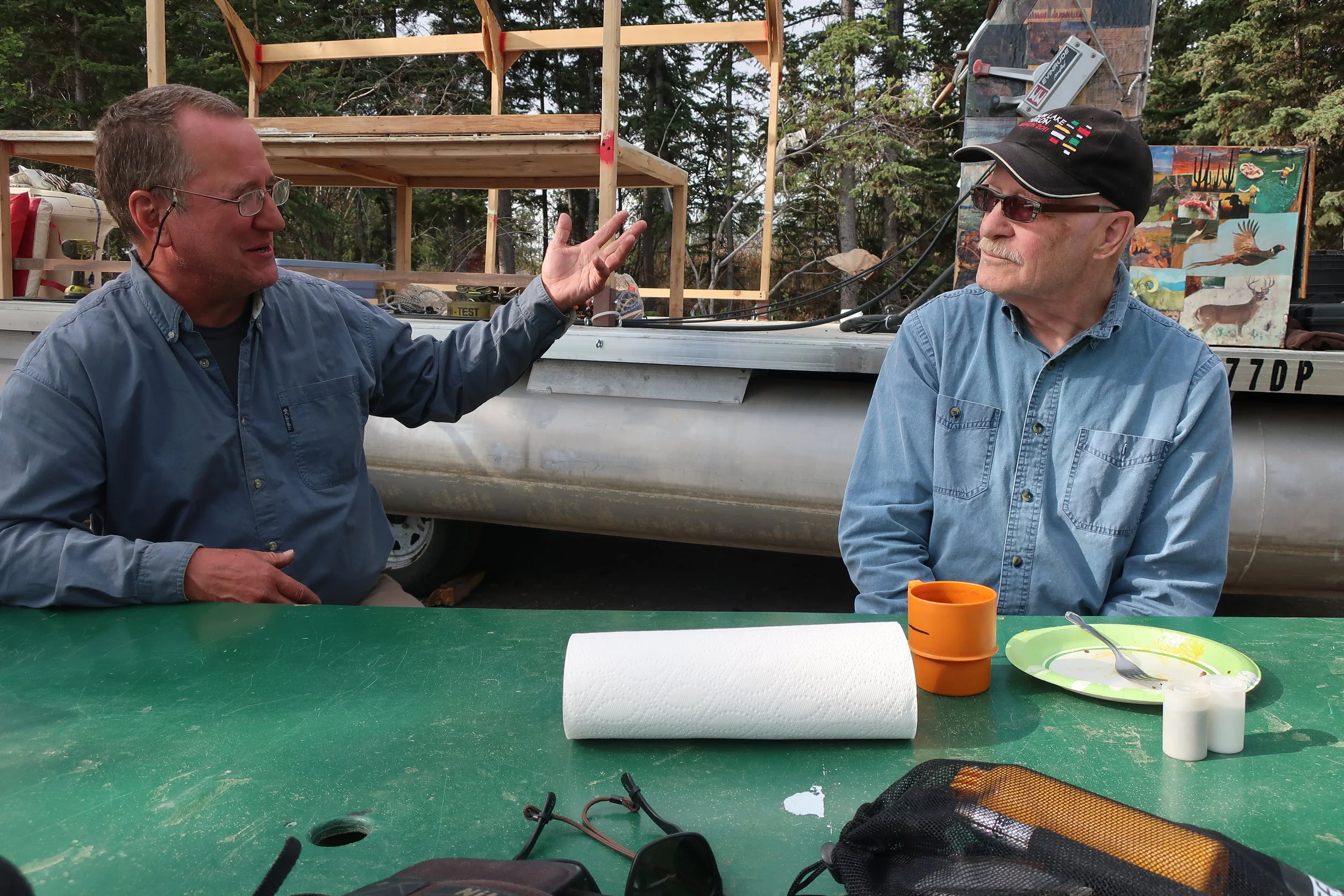 Jeff with Paul Tubb who joined us for breakfast