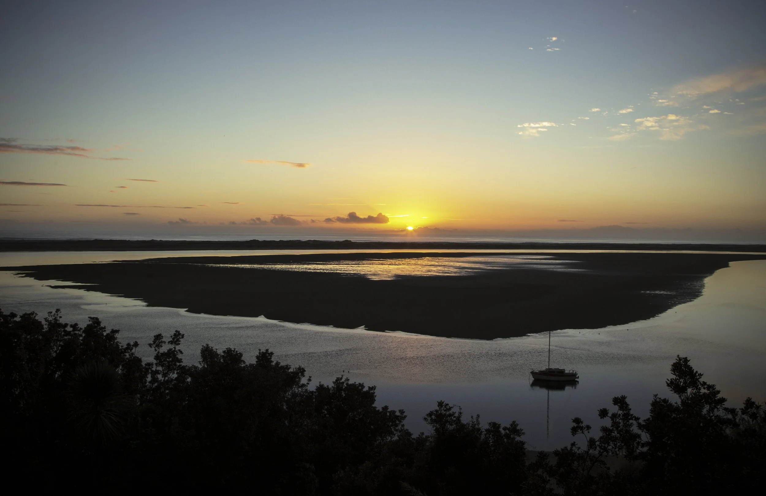 Mangawhai Views Sunrise over the Estuary