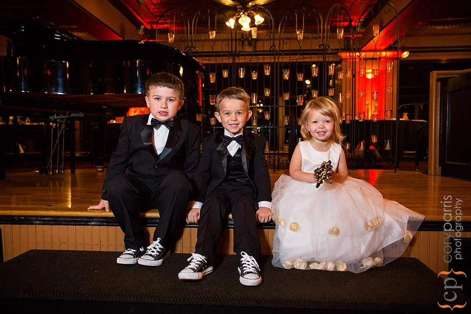 cute kids at a wedding
