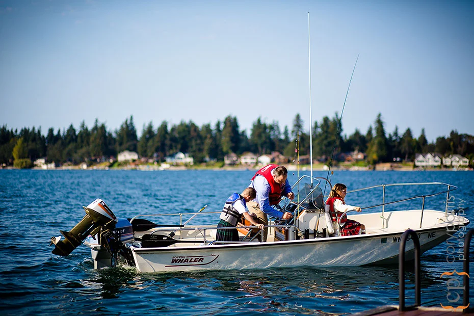 boys and boat