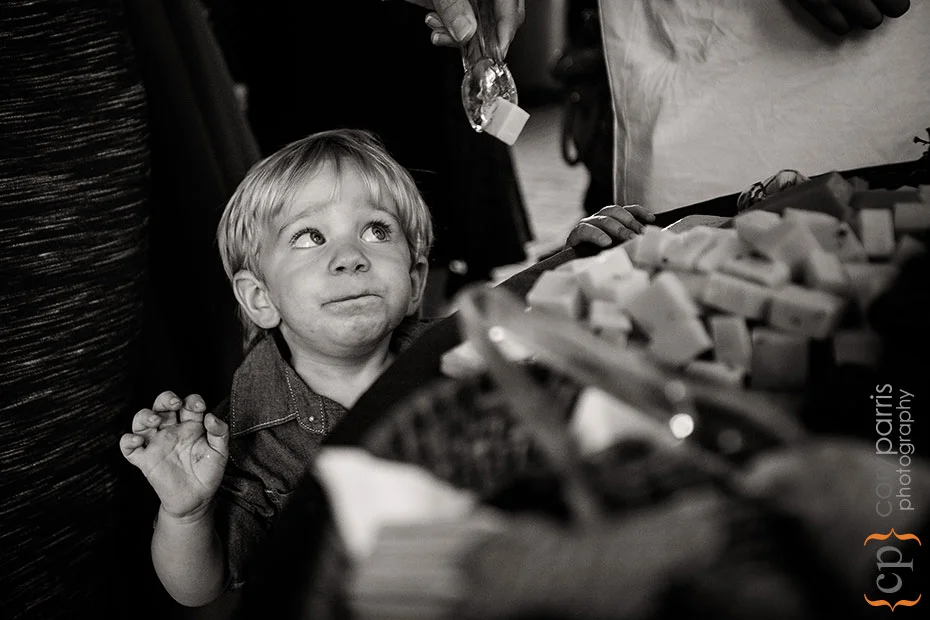 funny expression of a little boy
