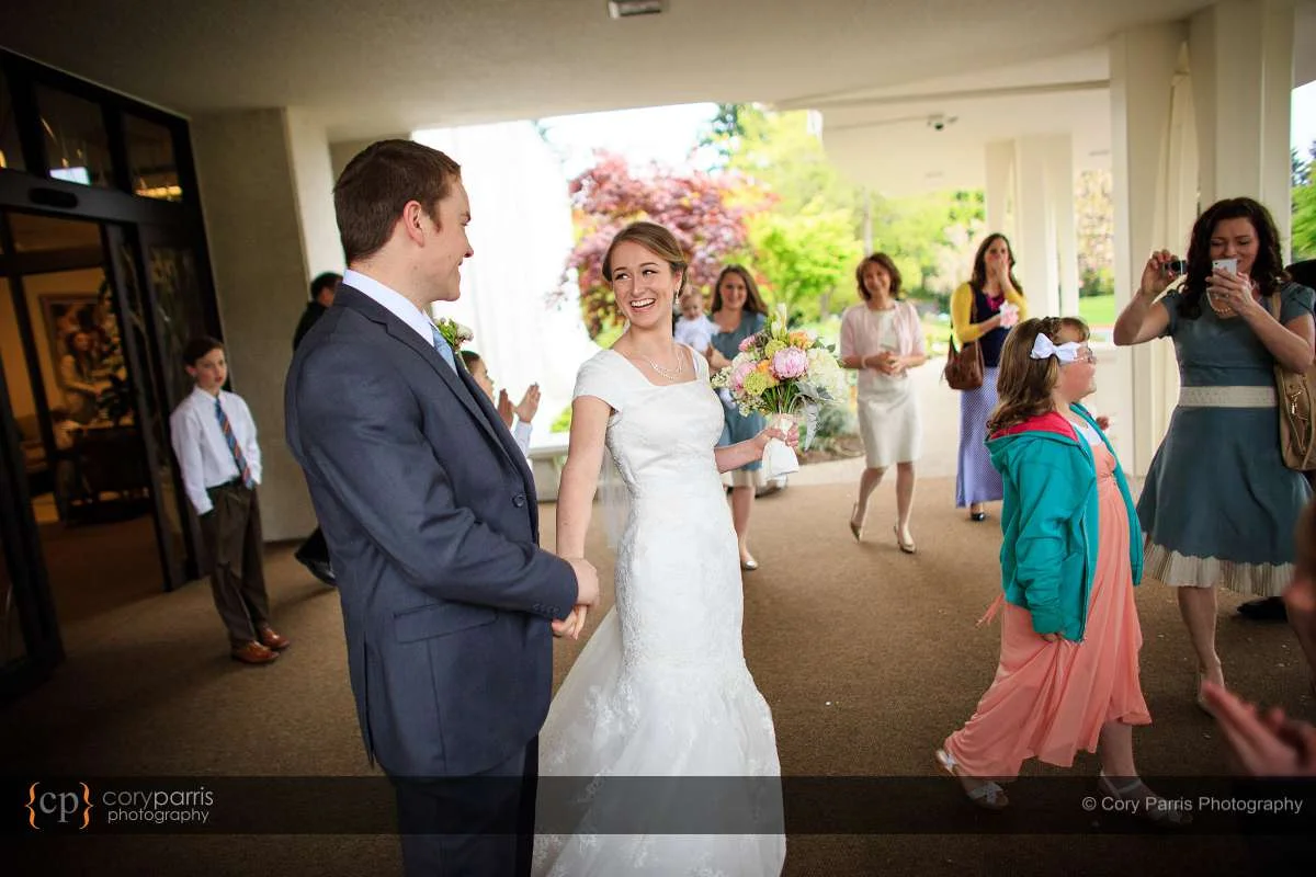 LDS Temple wedding