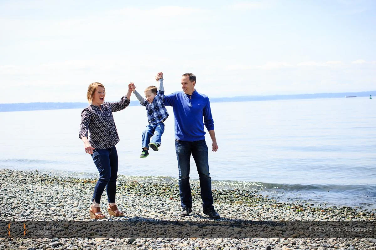 Family portrait at Golden Gardens