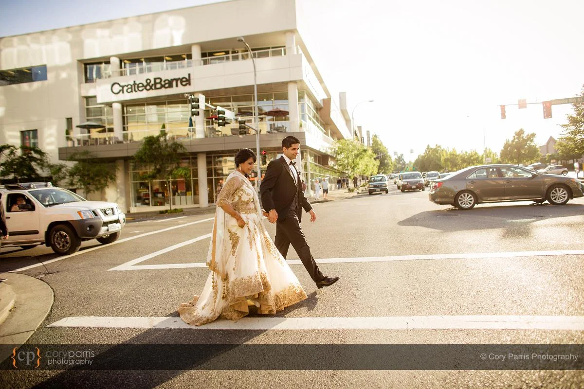 Hyatt Bellevue wedding reception