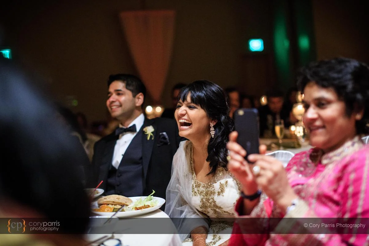 Hyatt Bellevue wedding reception