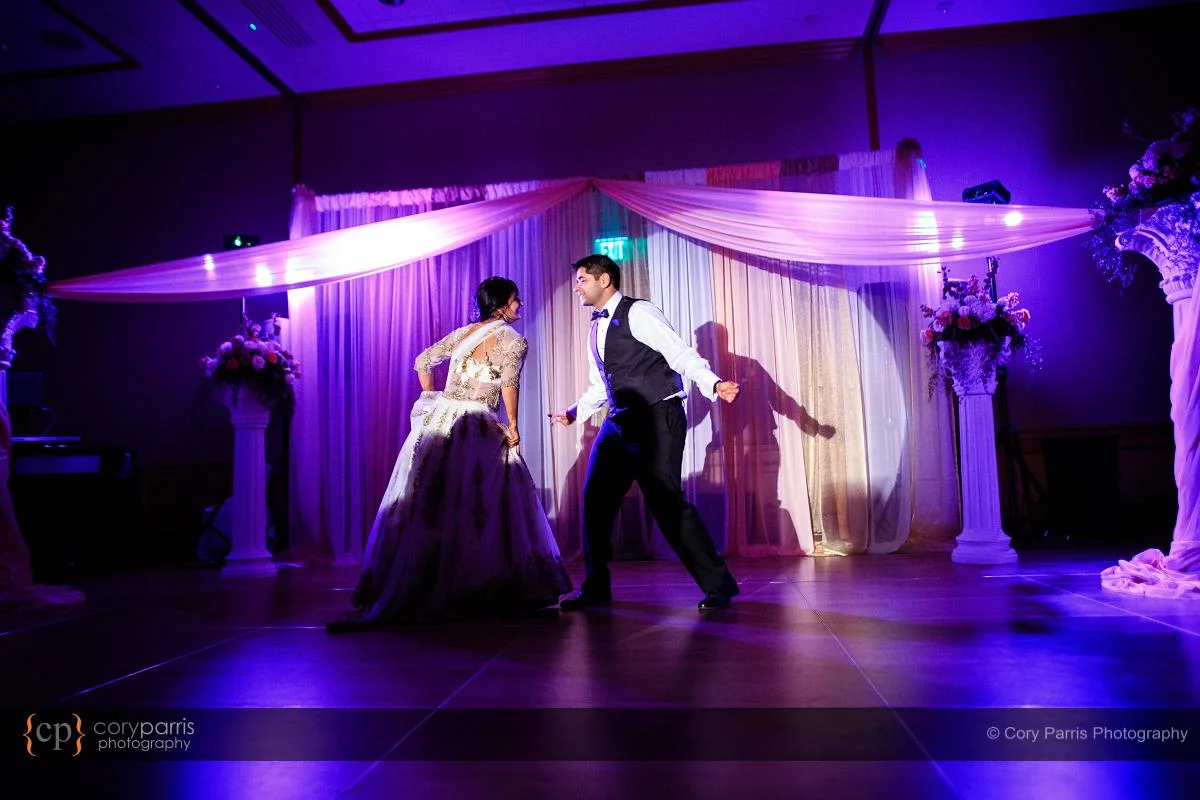 Hyatt Bellevue wedding reception
