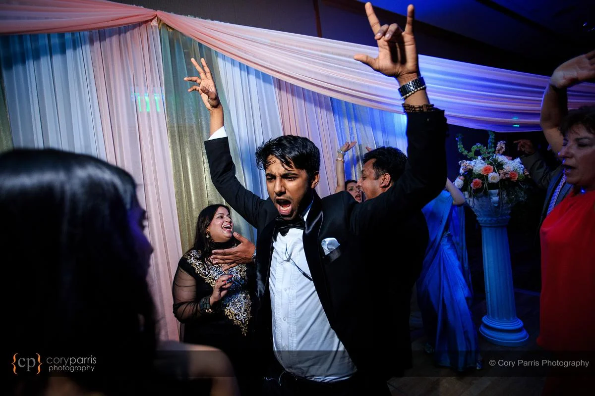 Hyatt Bellevue wedding reception