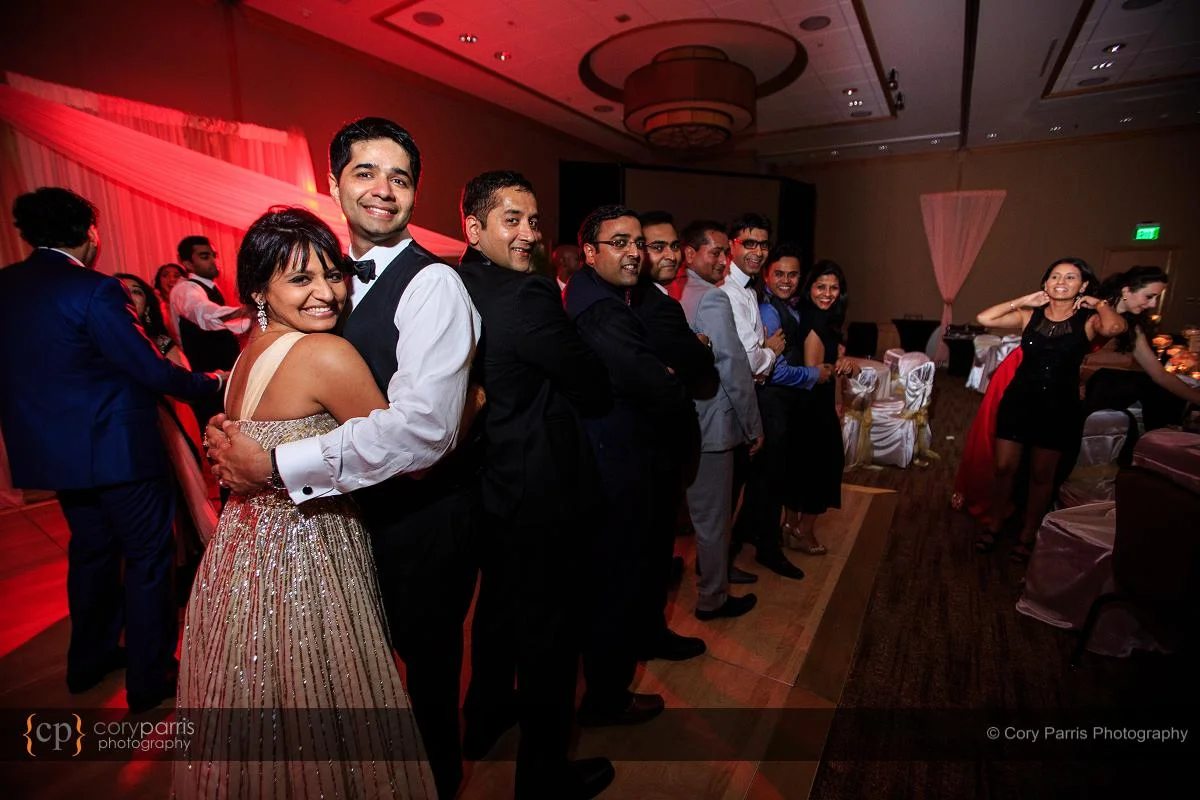 Hyatt Bellevue wedding reception