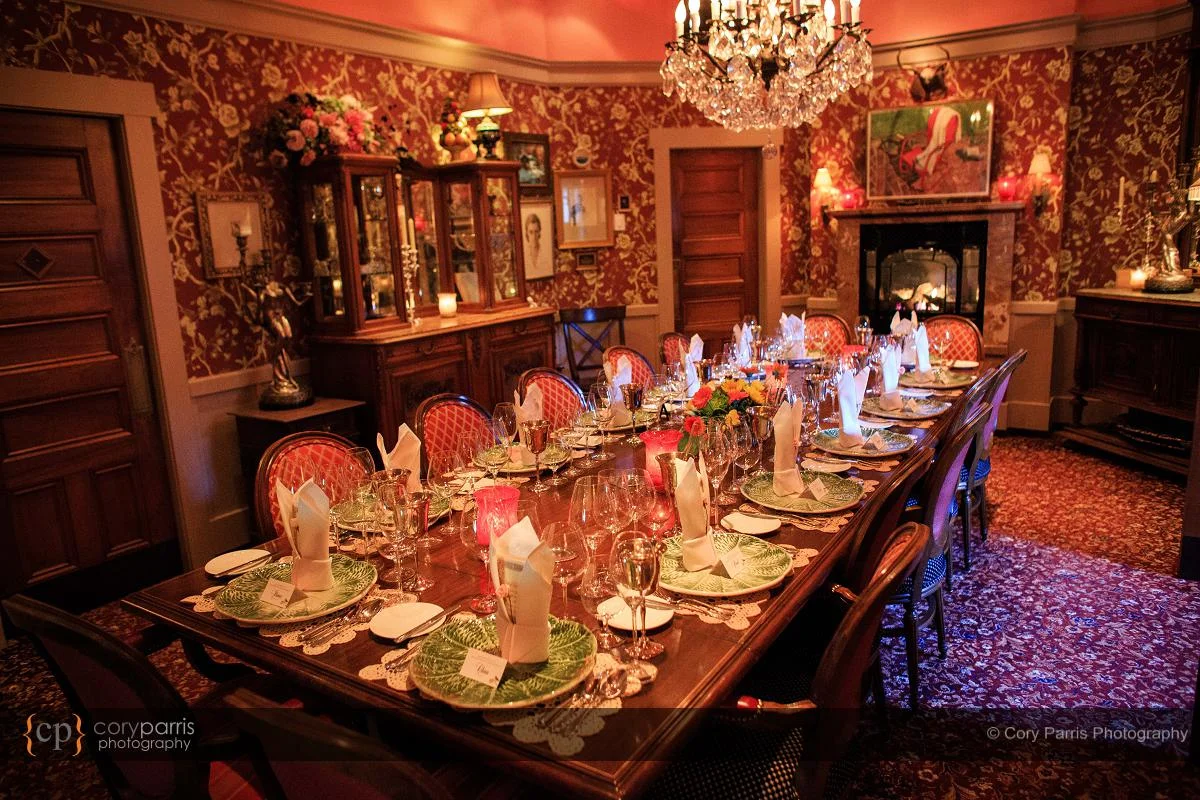 The Herb Farm wedding reception