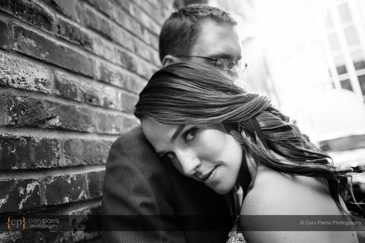 Occidental Park wedding portrait