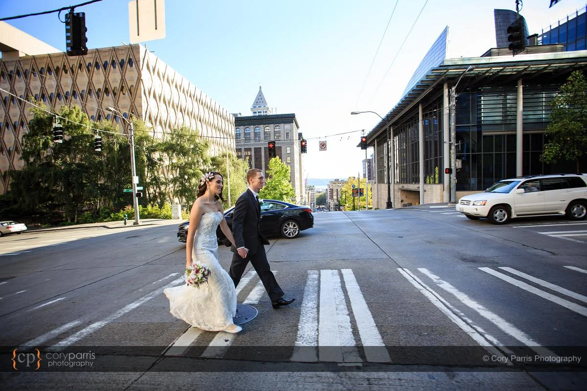 Seattle wedding portrait