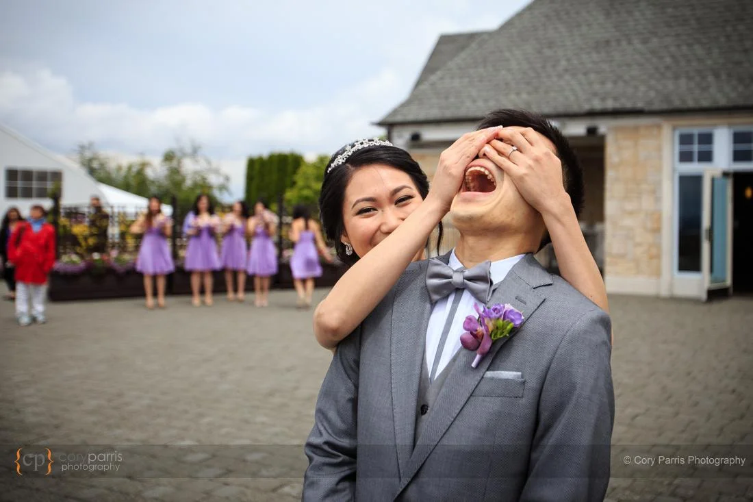 First look newcastle wedding