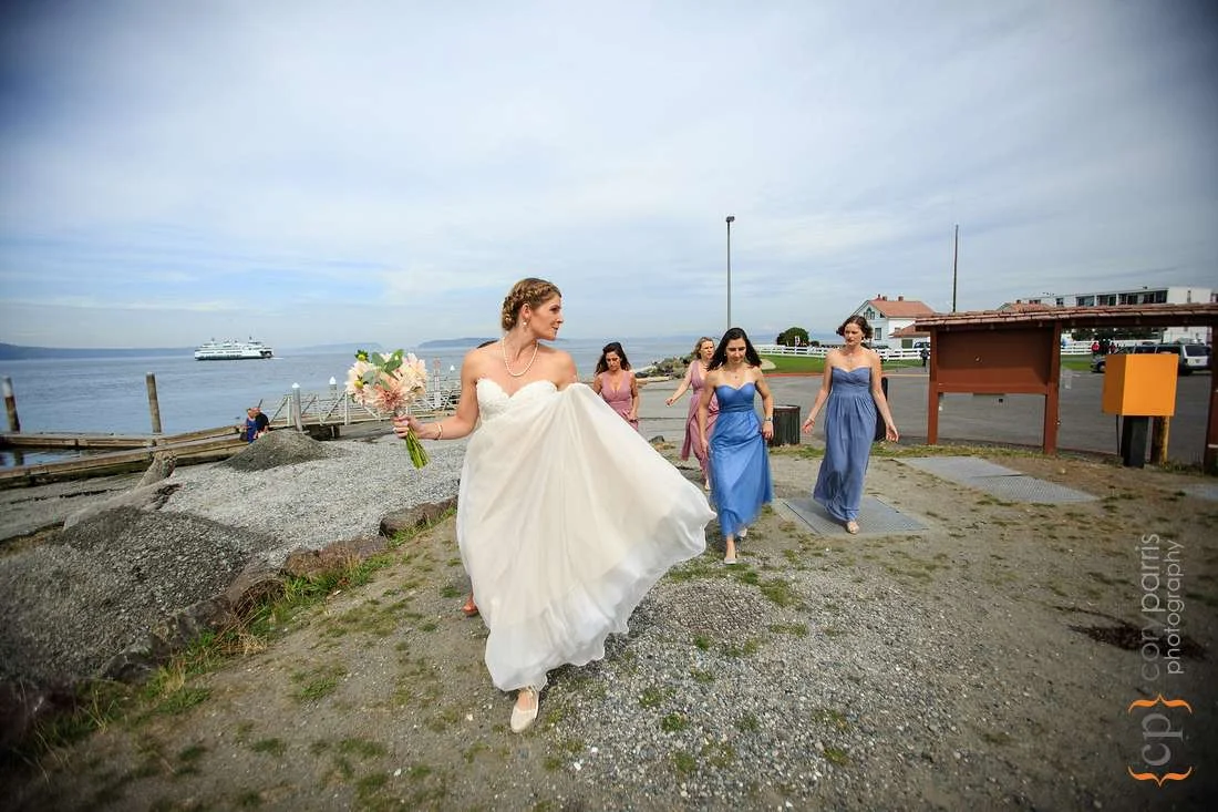 Bride on the beach