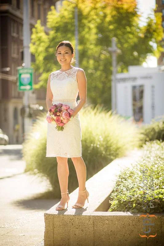 Freeway Park wedding photography Seattle