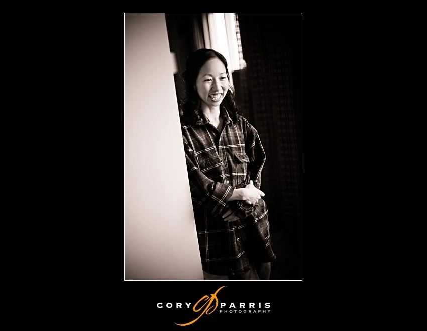 seattle bride in flannel