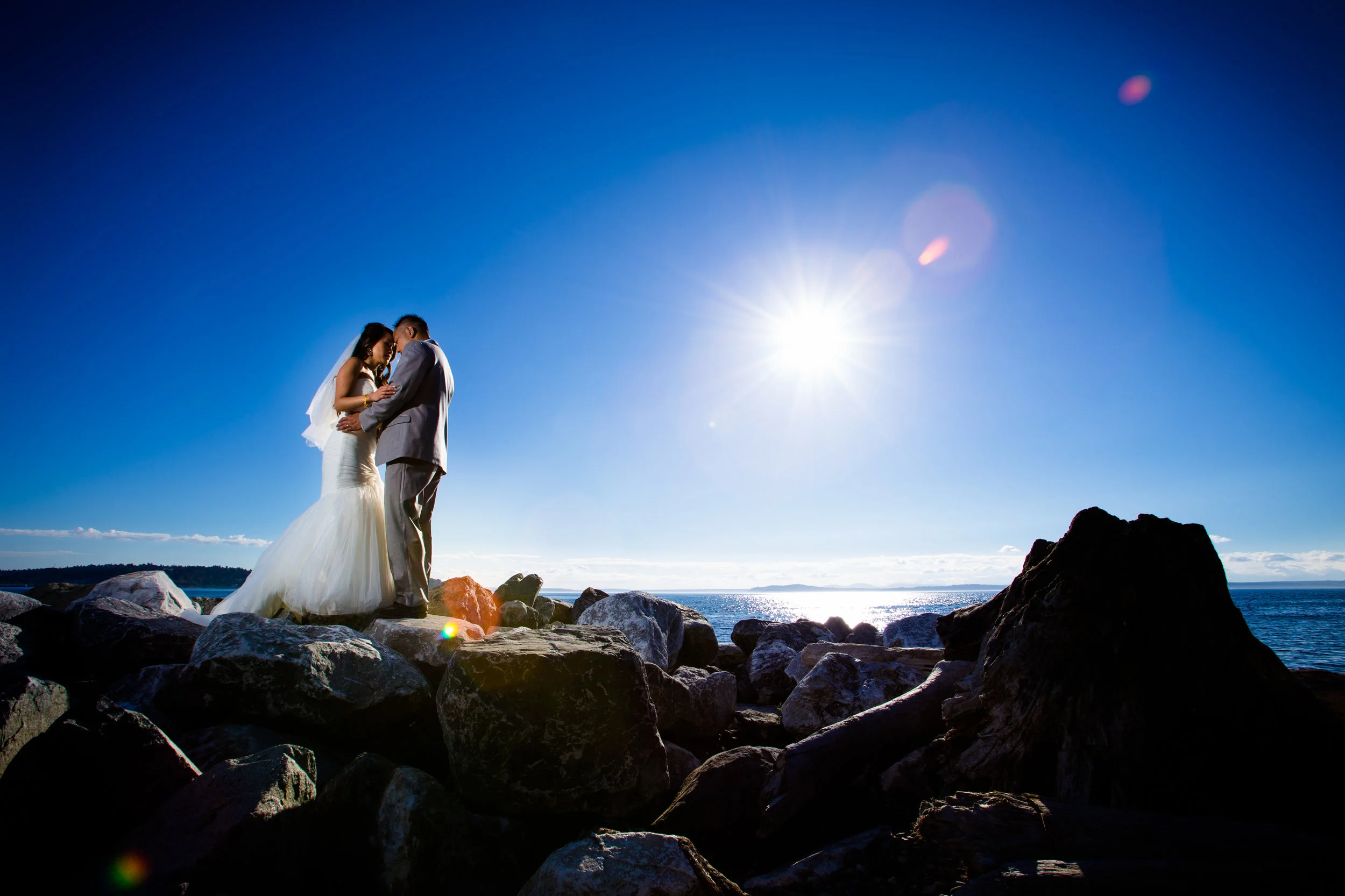 Myrtle Edwards Park in Seattle Wedding