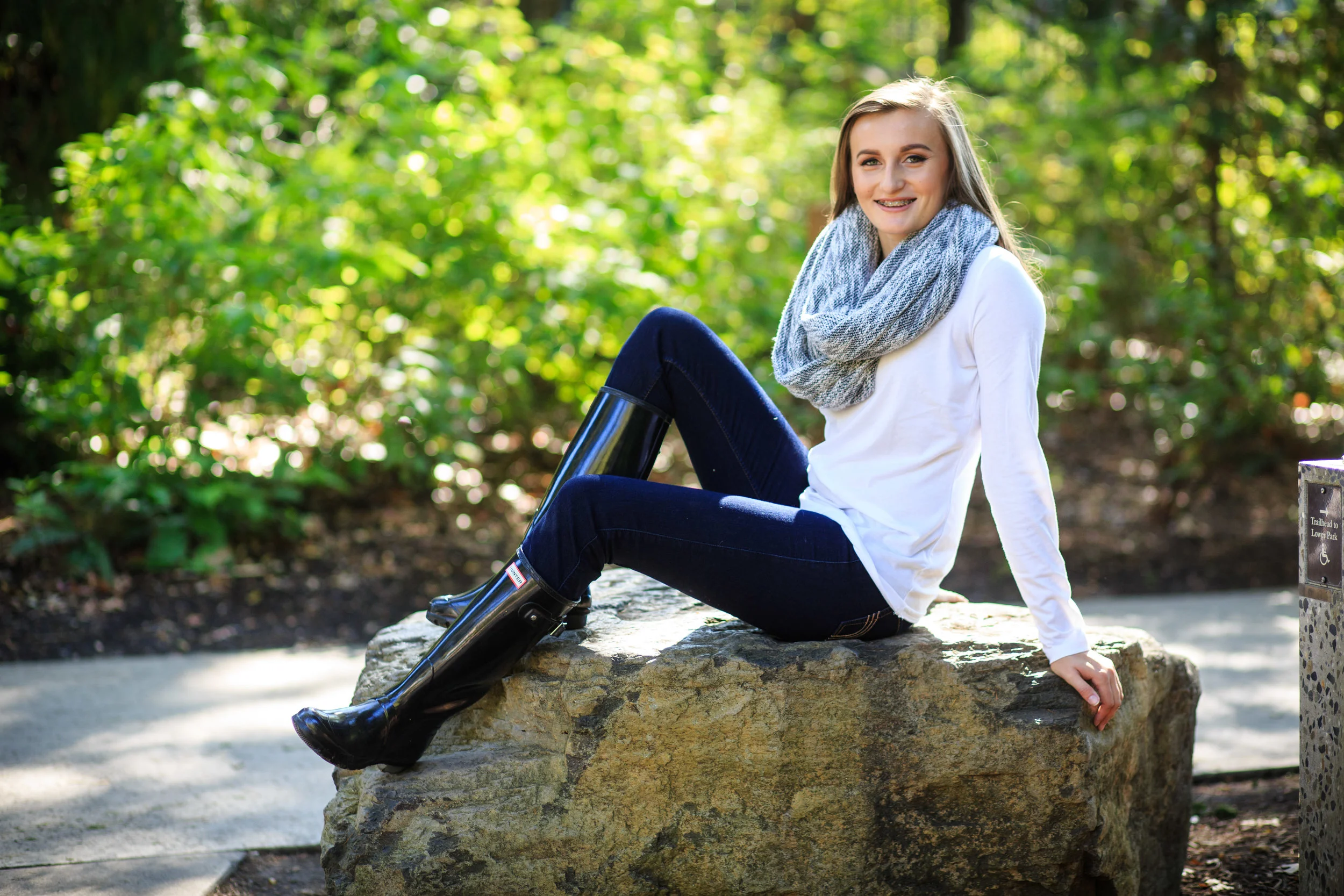Senior portrait cheerleader